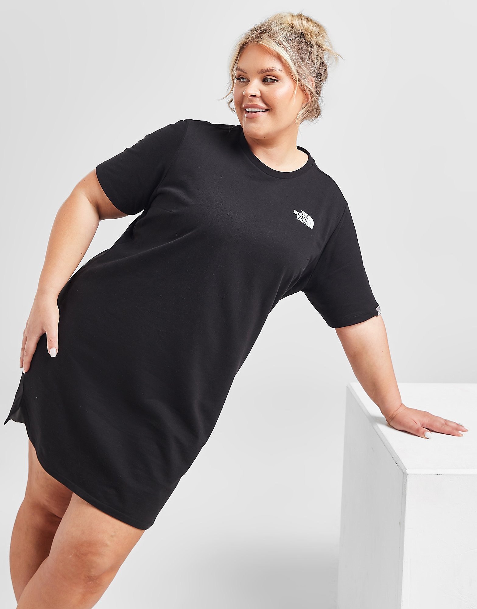 

The North Face Simple Dome Plus Size T-Shirt Dress - Black - Womens, Black