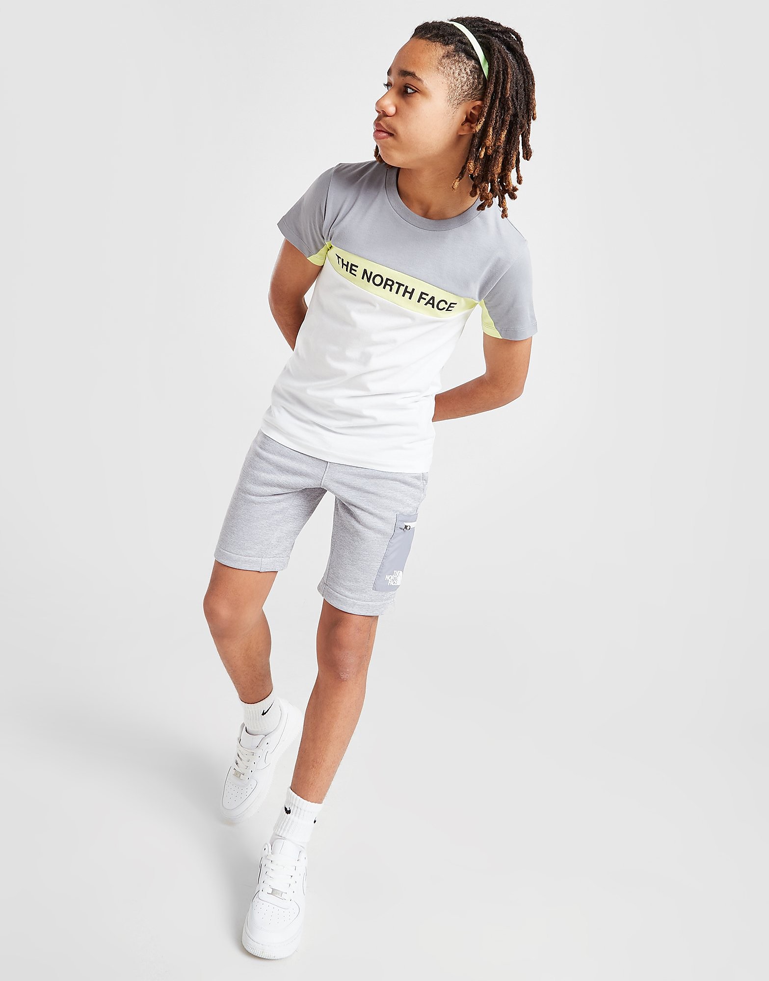 

The North Face Colour Block T-Shirt Junior - Only at JD - White - Kids, White