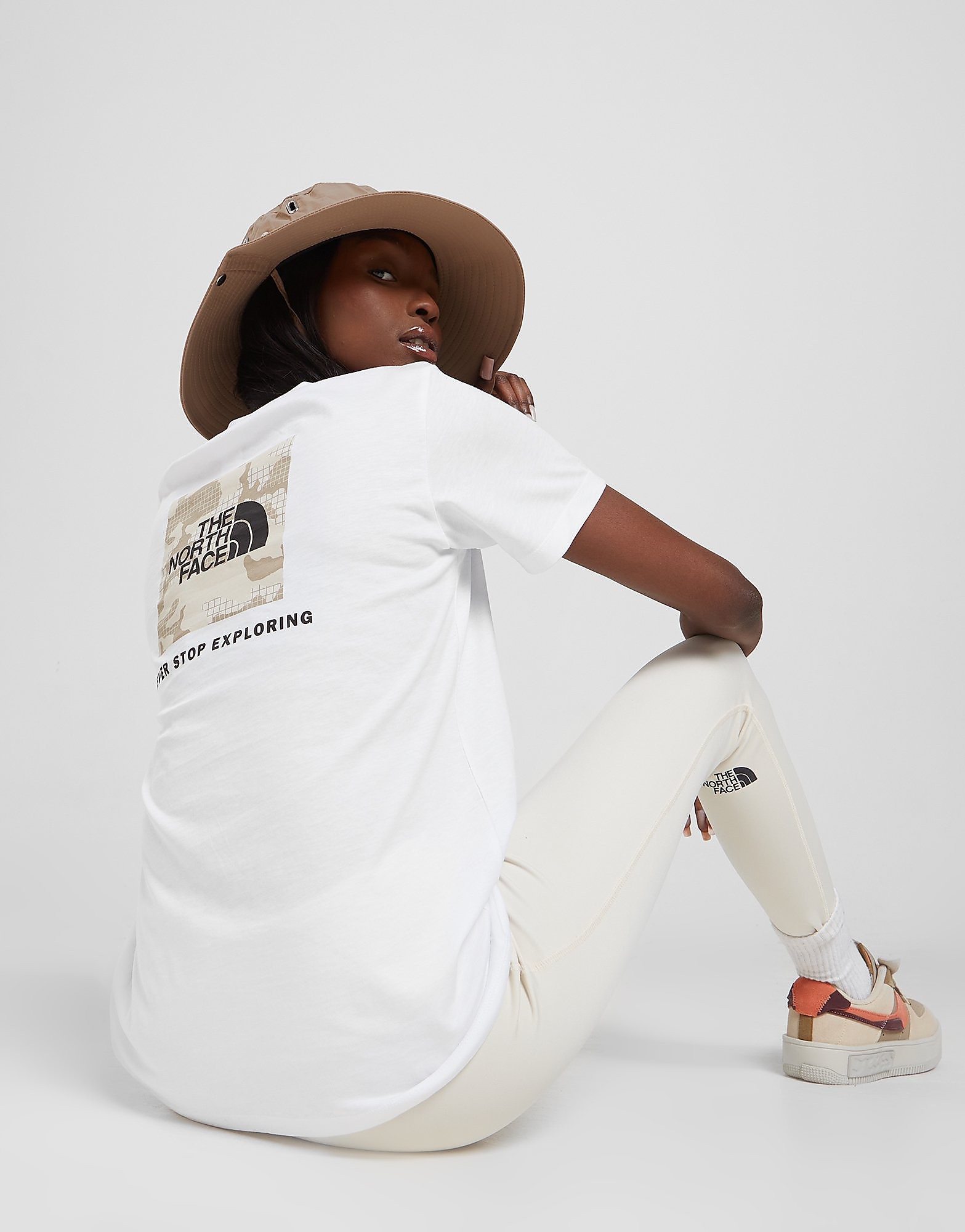 

The North Face Box Camo T-Shirt - Only at JD - White/WHT/SAND$ - Womens, White/WHT/SAND$