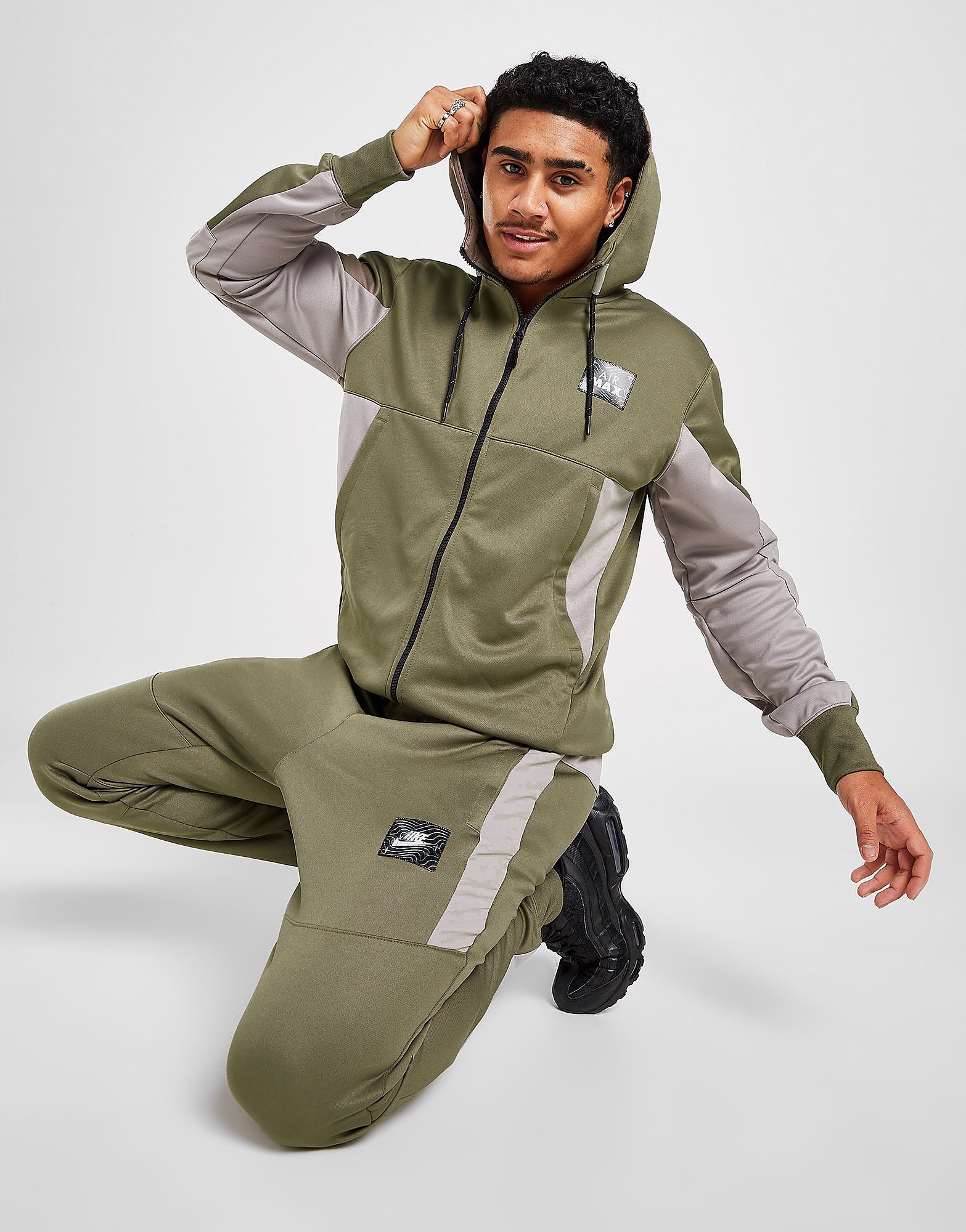 

Nike Sportswear Air Max Track Pants - Only at JD - Olive Grey/Enigma Stone/Black - Mens, Olive Grey/Enigma Stone/Black
