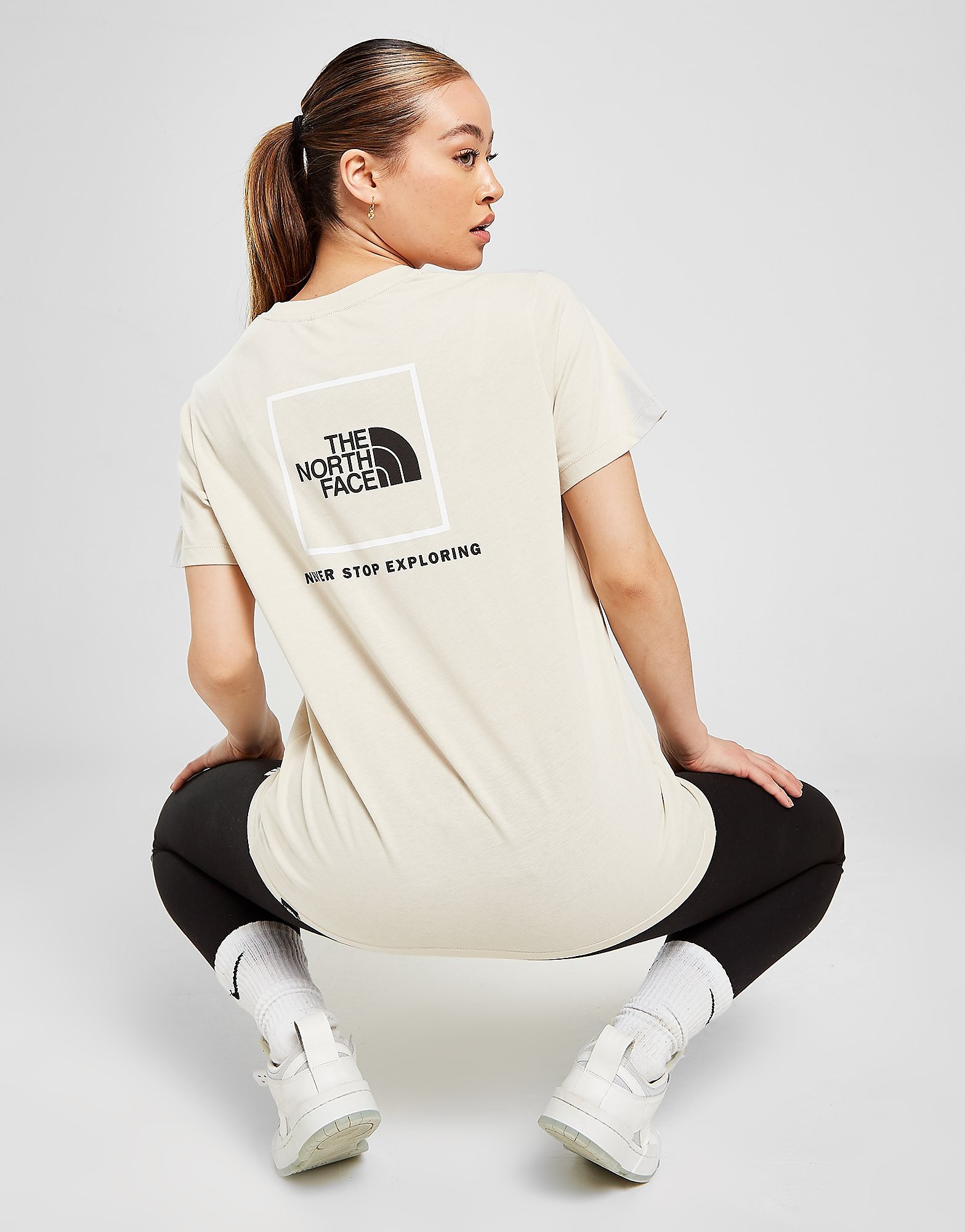 

The North Face Box Graphic T-Shirt - Brown - Womens, Brown
