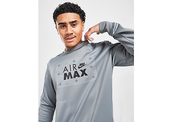 Nike Sweat-shirt Nike Sportswear Air Max pour Homme - Cool Grey/Cool Grey/Black, Cool Grey/Cool Grey/Black