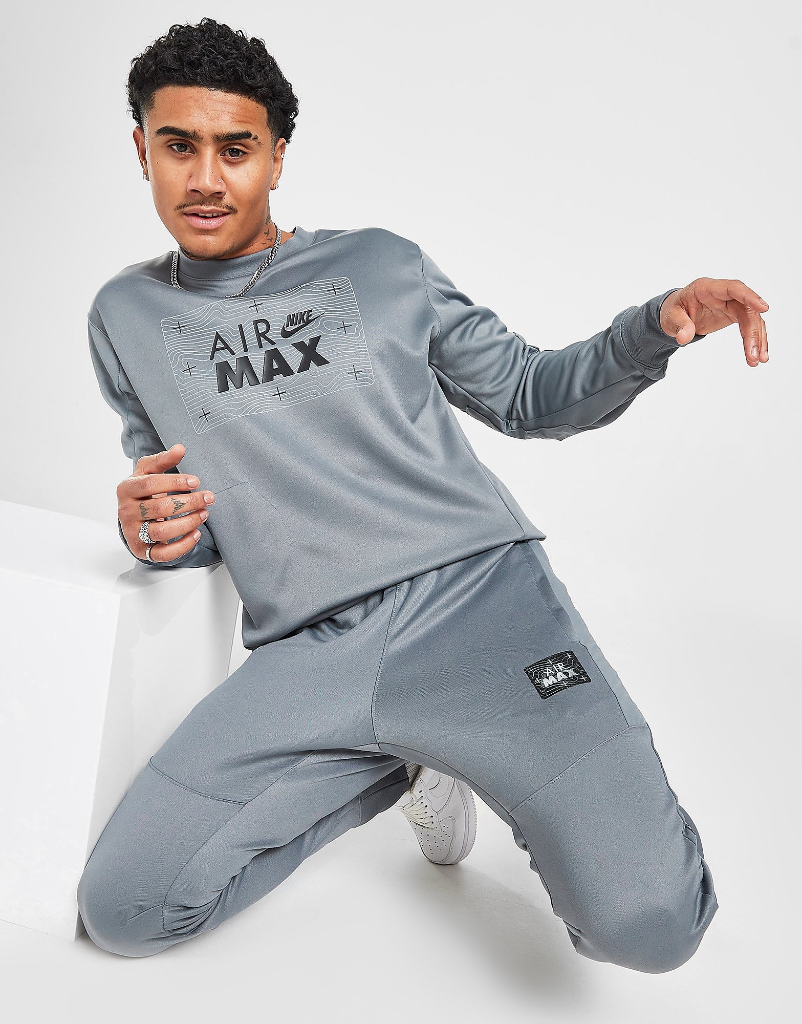 

Nike Air Max Sportswear Track Pants - Only at JD - Cool Grey/Cool Grey/Black - Mens, Cool Grey/Cool Grey/Black