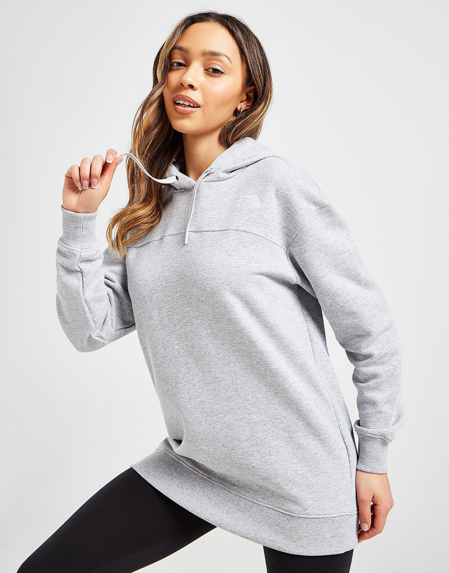 The North Face Zumu Overhead Hoodie - Grey - Womens, Grey