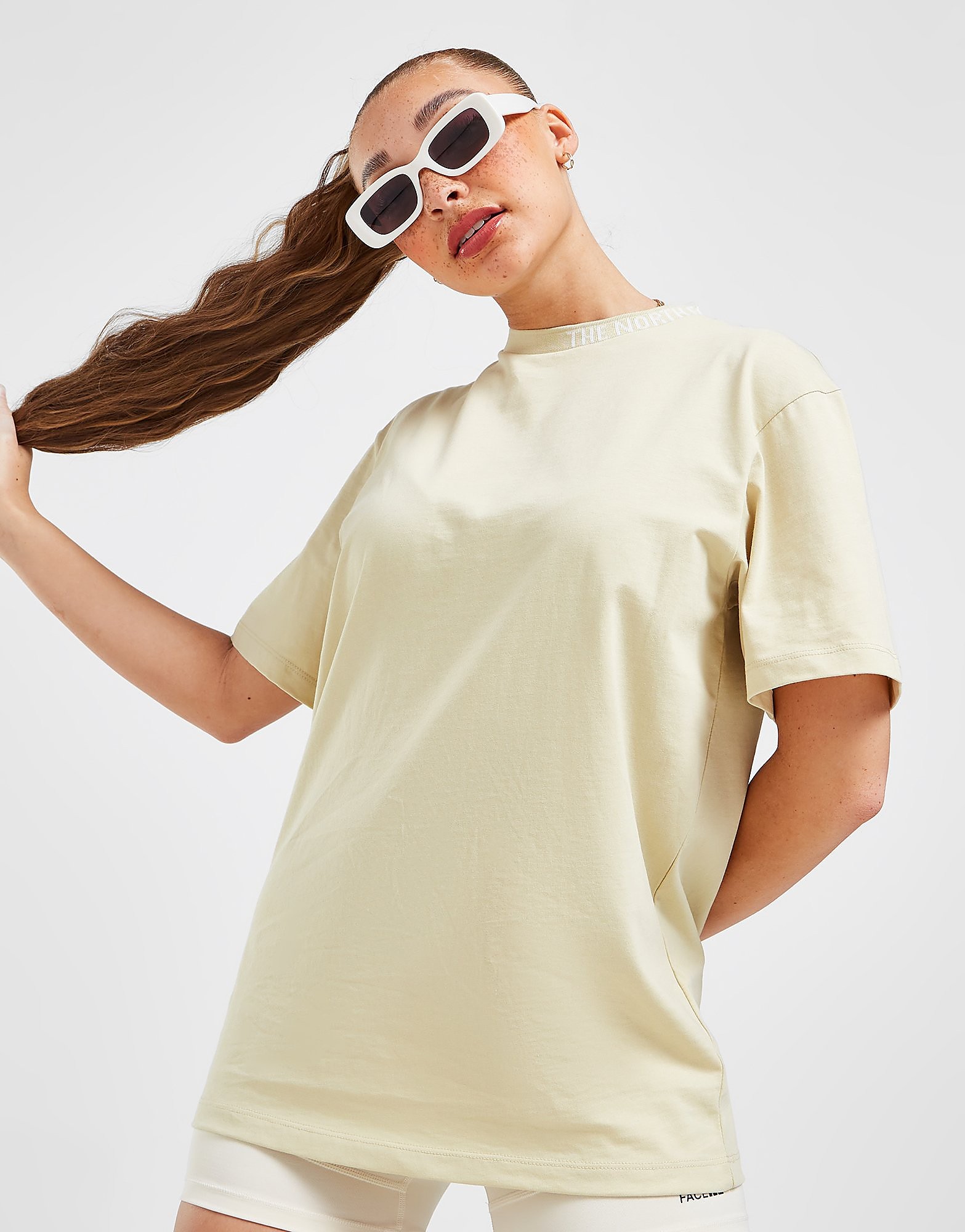 The North Face Zumu Short Sleeve T-Shirt - Beige - Womens, Beige