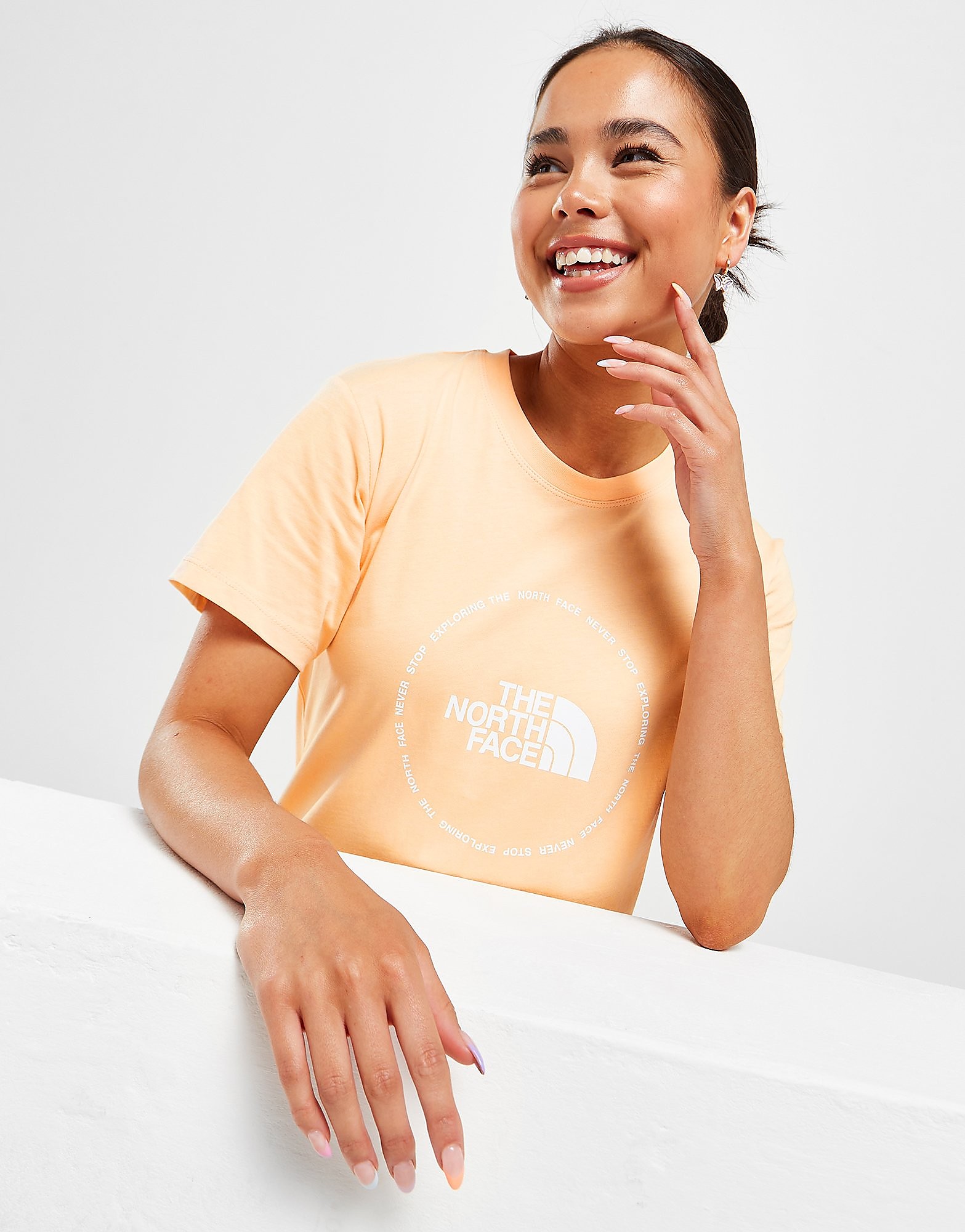

The North Face Circle Graphic T-Shirt - Orange - Womens, Orange