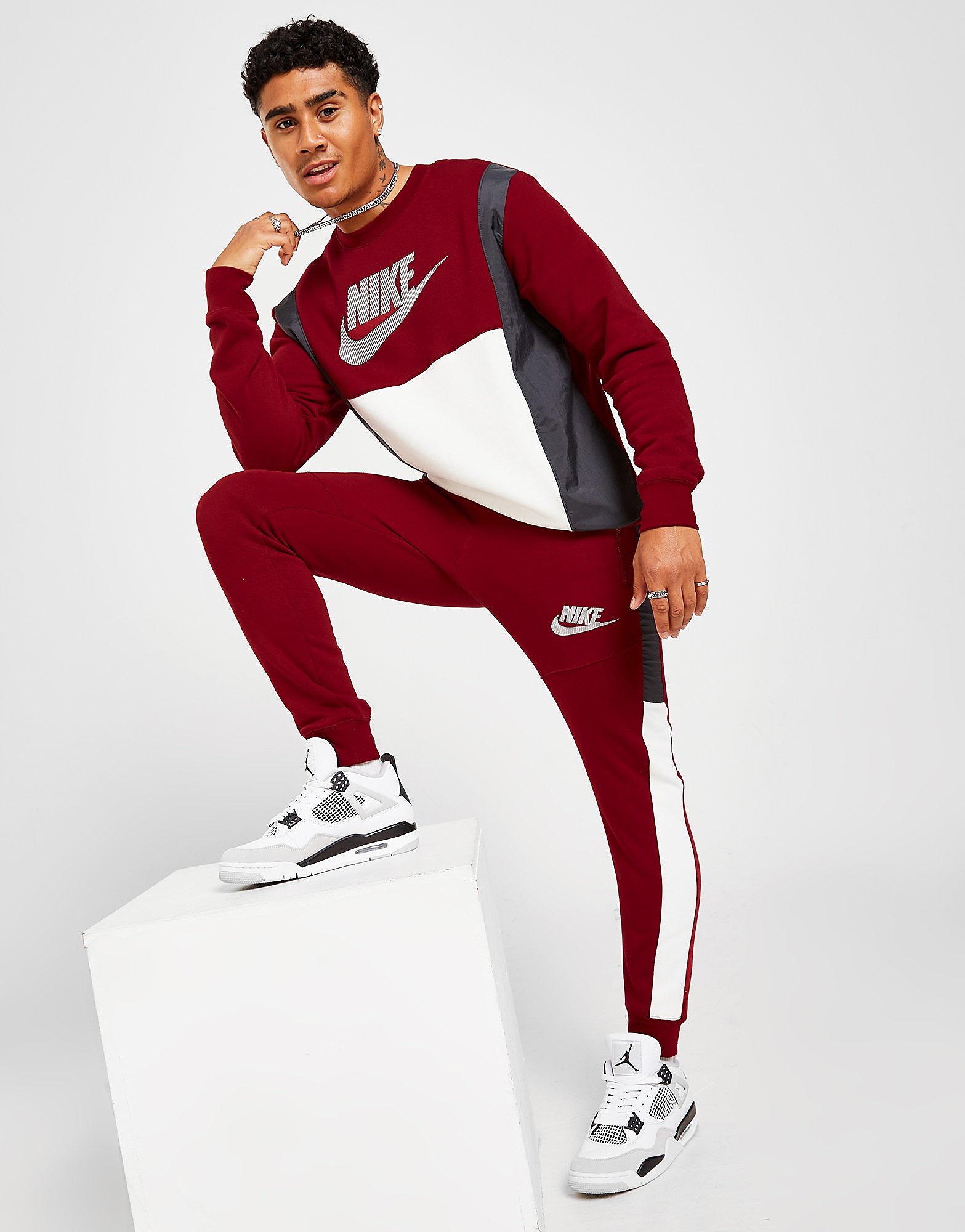 

Nike Hybrid Joggers - Only at JD - Team Red/Dark Smoke Grey/Sail/Sail/RED - Mens, Team Red/Dark Smoke Grey/Sail/Sail/RED