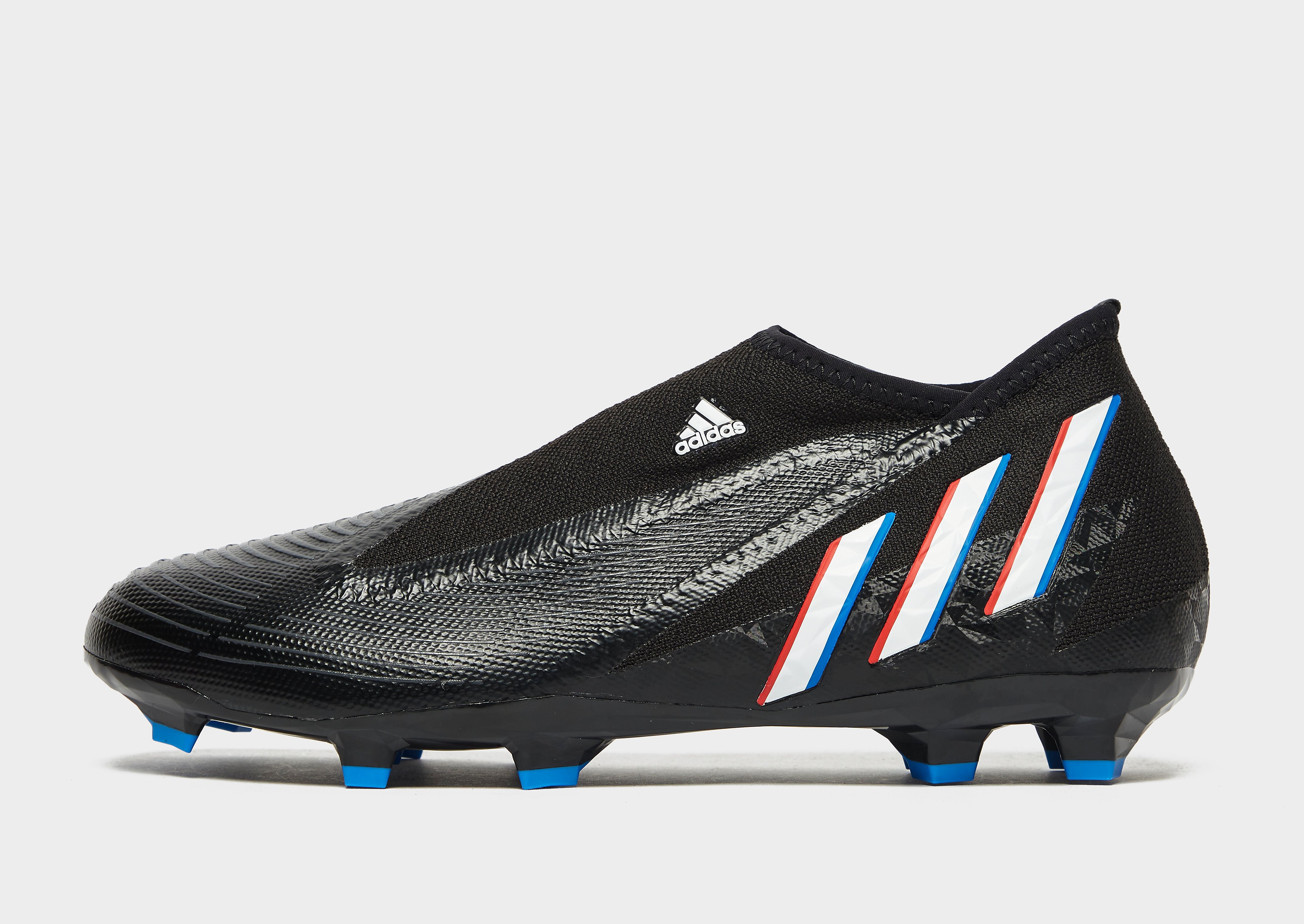 

adidas Predator Edge .3 Laceless FG - Core Black / Cloud White / Vivid Red - Womens, Core Black / Cloud White / Vivid Red