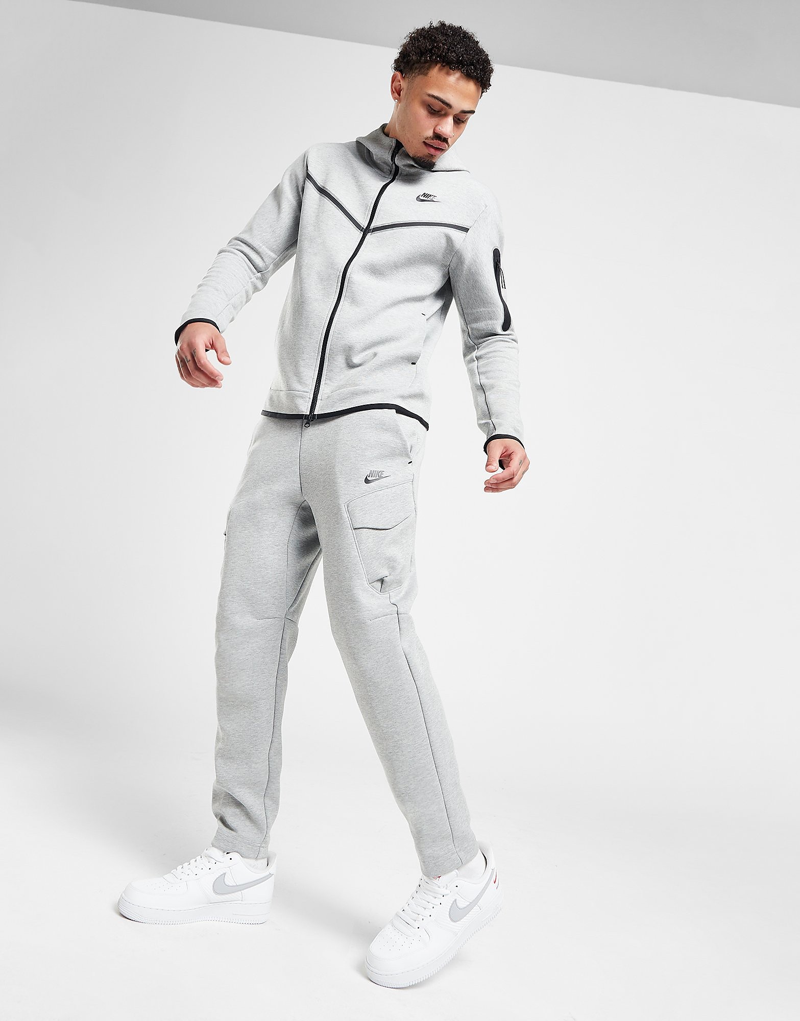 

Nike Tech Cargo Pants - Dark Grey Heather/Black/Black - Mens, Dark Grey Heather/Black/Black