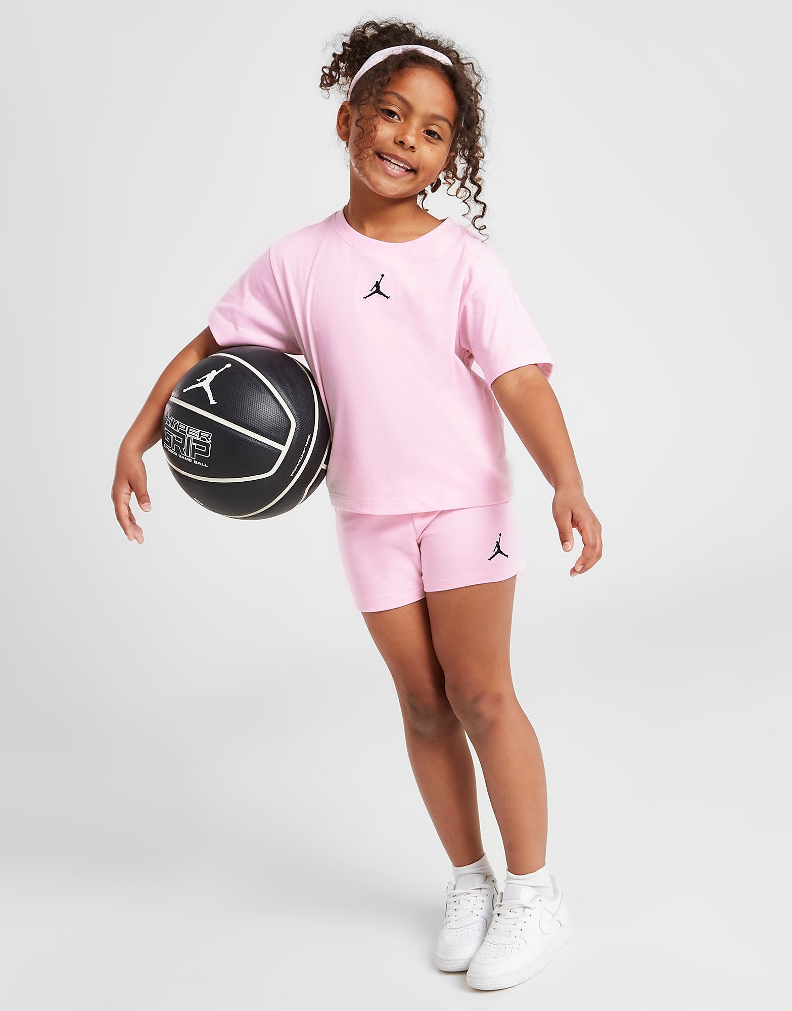 

Jordan Girls' Essential T-Shirt/Shorts Set Children - Pink - Kids, Pink