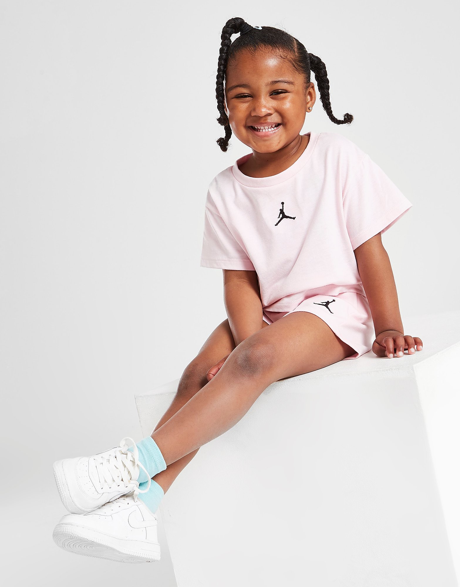 

Jordan Girls' Essential T-Shirt & Shorts Set Infant - Pink - Kids, Pink