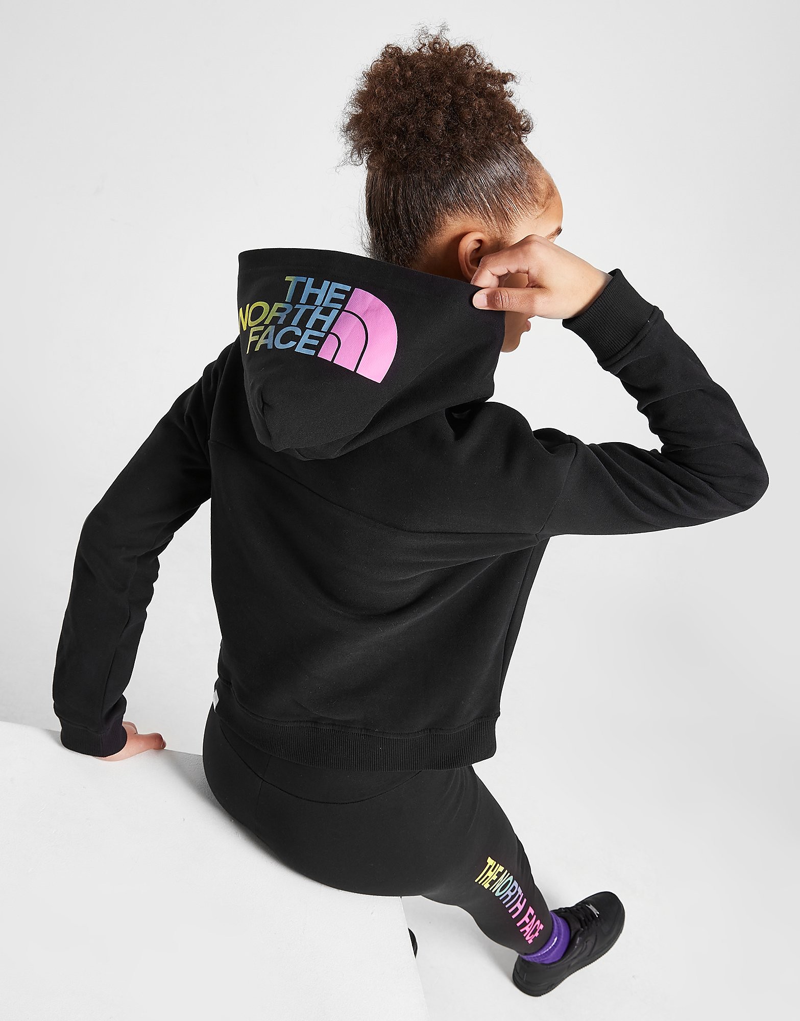 

The North Face Girls' Drew Peak Cropped Hoodie Junior - Black - Kids, Black