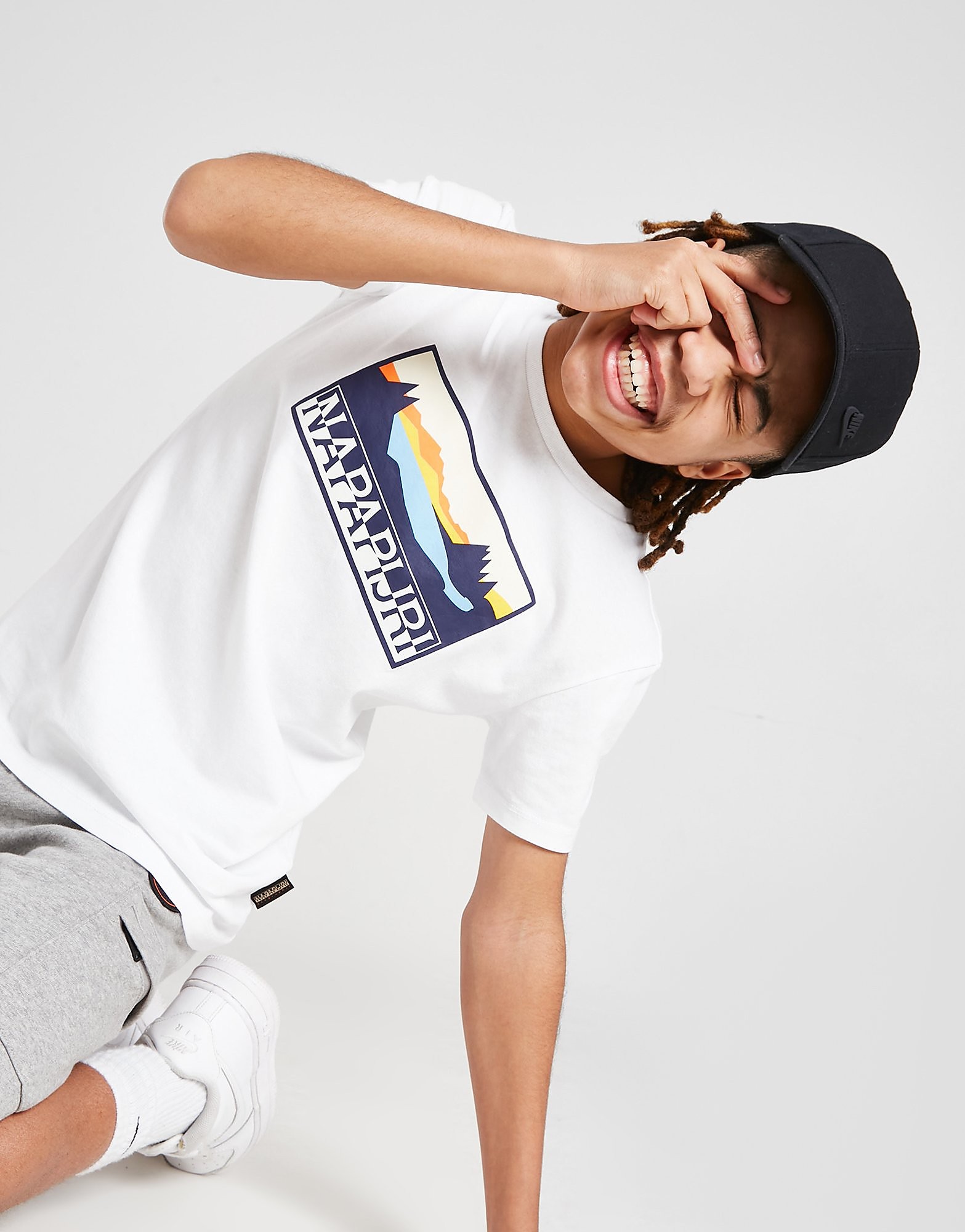 

Napapijri Sondi T-Shirt Junior - Only at JD - White - Kids, White