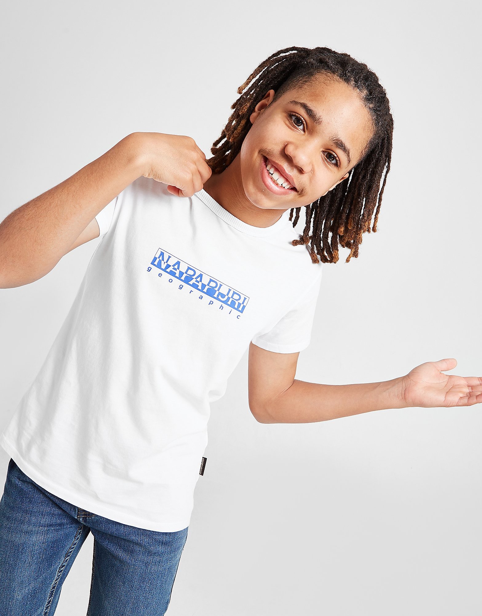 

Napapijri Box Logo Short Sleeve T-Shirt Junior - White - Kids, White