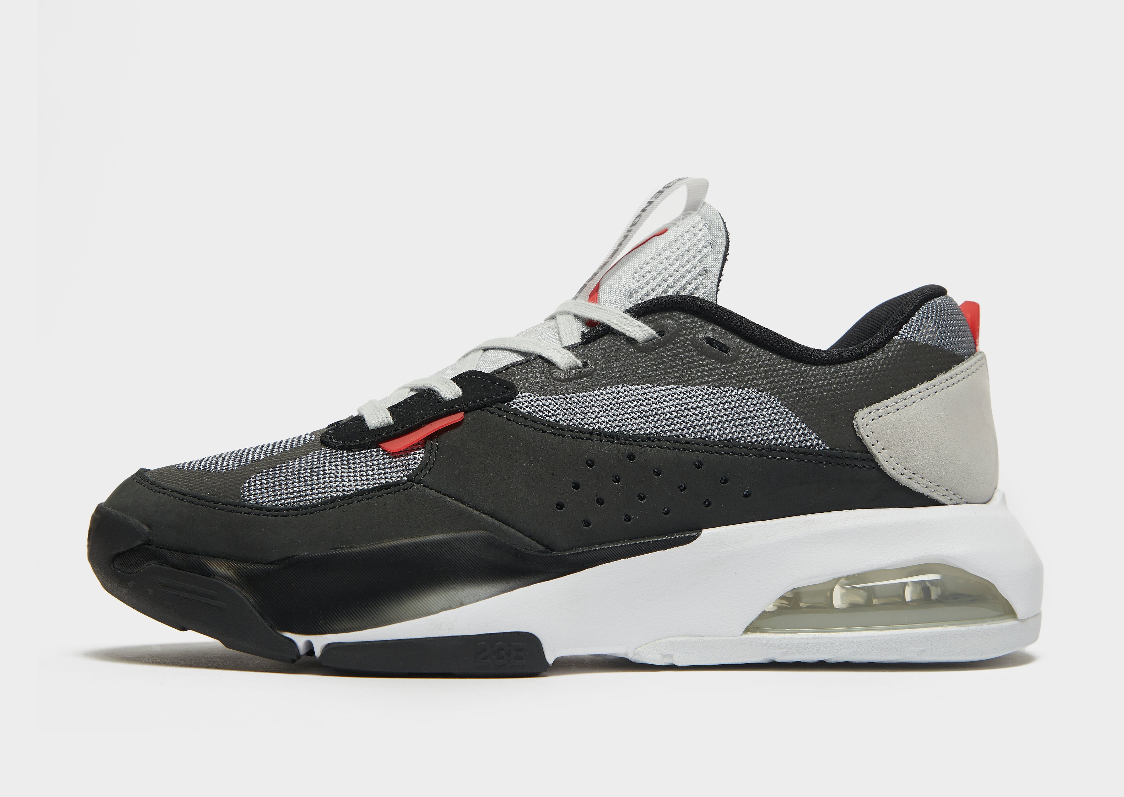 

Jordan Air 200E - Black/Smoke Grey/White/University Red/Grey - Mens, Black/Smoke Grey/White/University Red/Grey