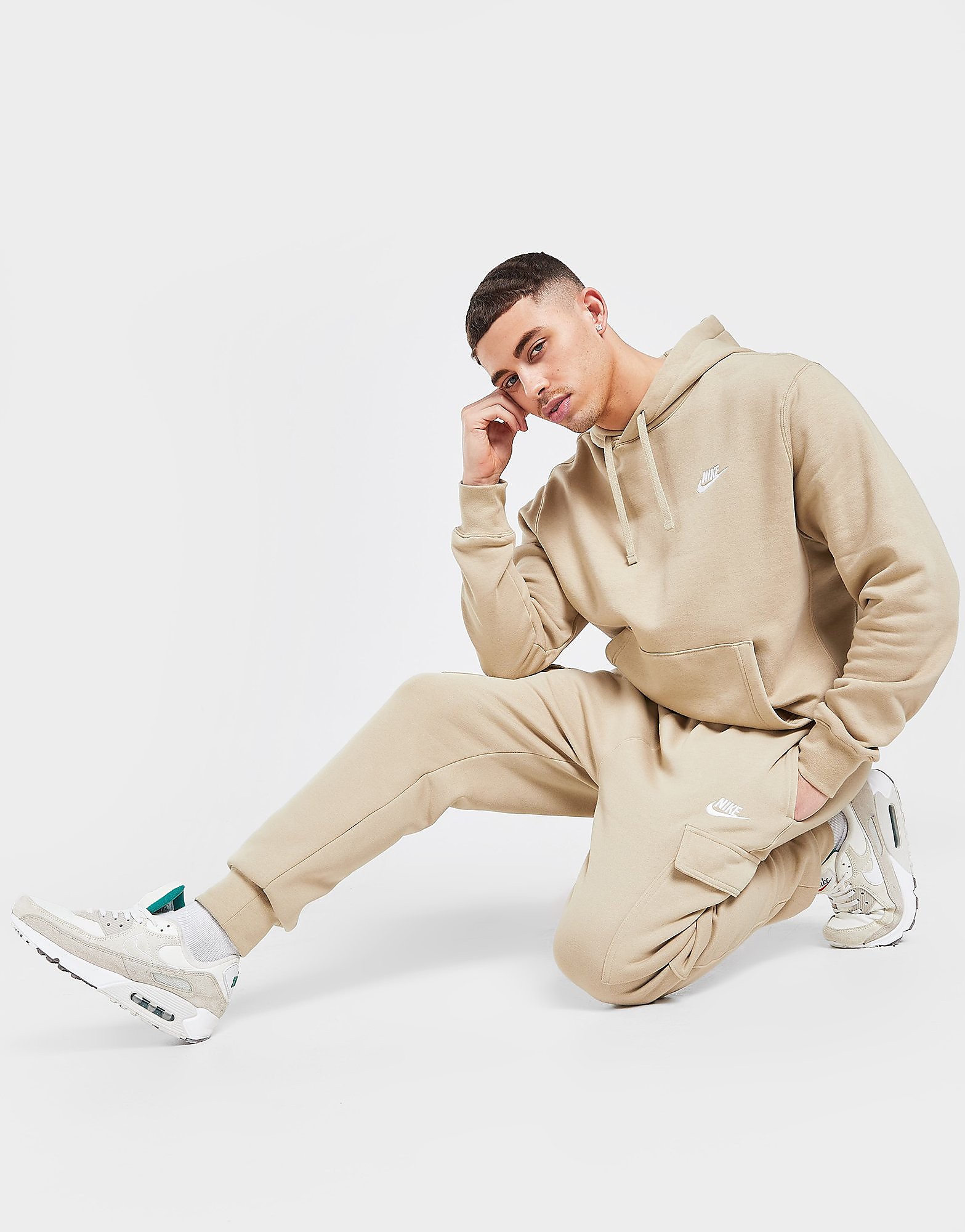 

Nike Foundation Cargo Joggers - Limestone/Limestone/White - Mens, Limestone/Limestone/White