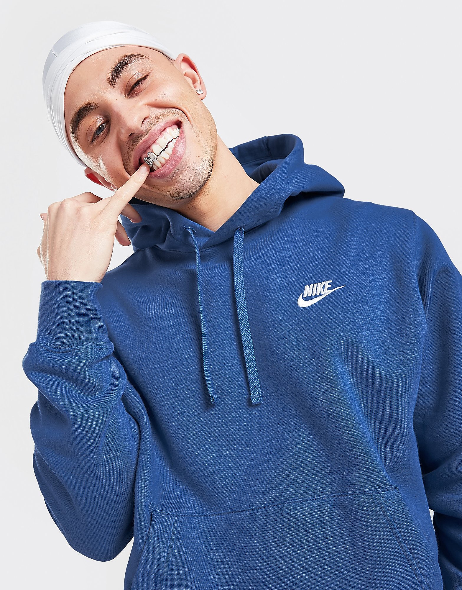 

Nike Sportswear Club Fleece Pullover Hoodie - Dark Marina Blue/Dark Marina Blue/White - Mens, Dark Marina Blue/Dark Marina Blue/White