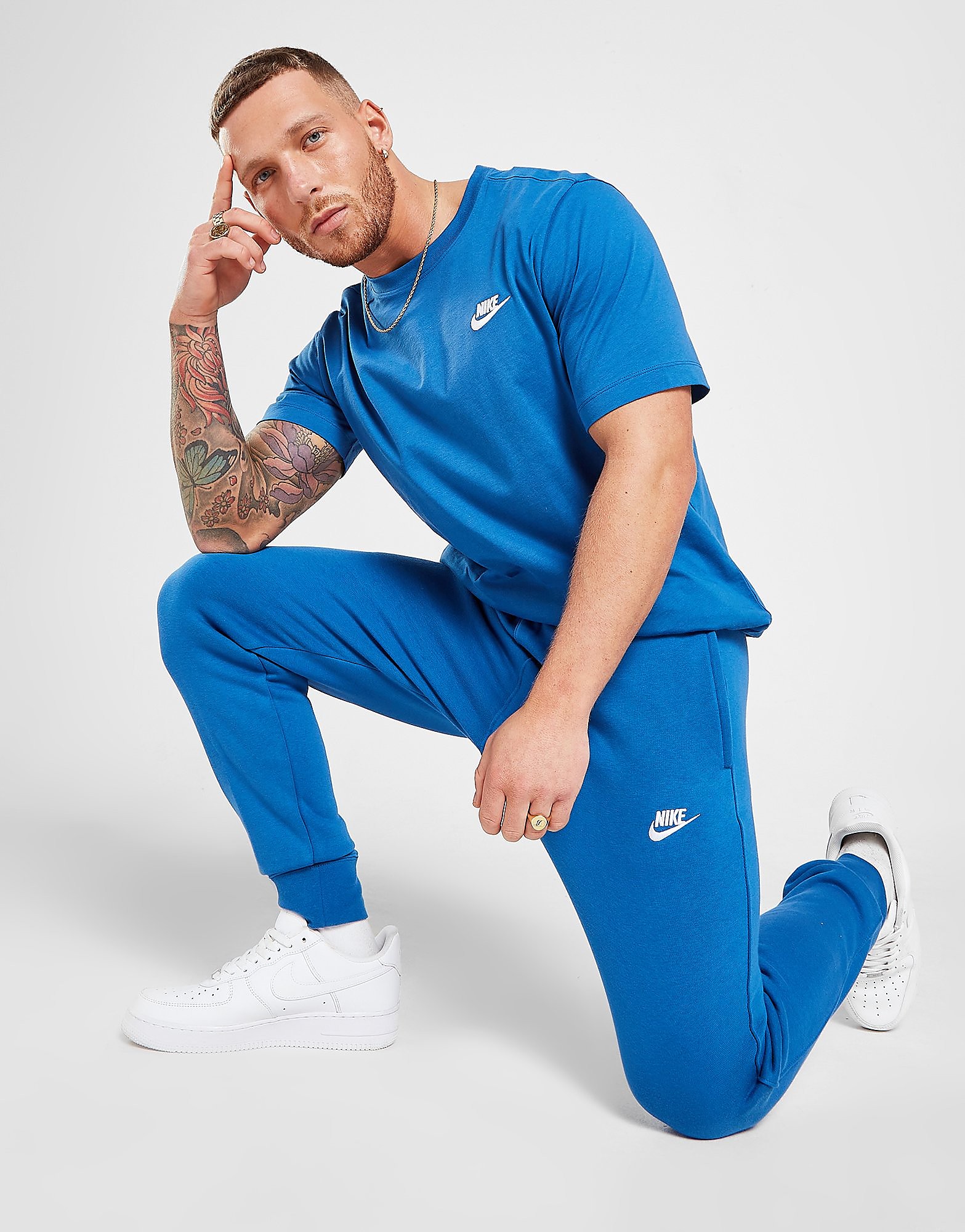 

Nike Foundation Joggers - Dark Marina Blue/Dark Marina Blue/White - Mens, Dark Marina Blue/Dark Marina Blue/White