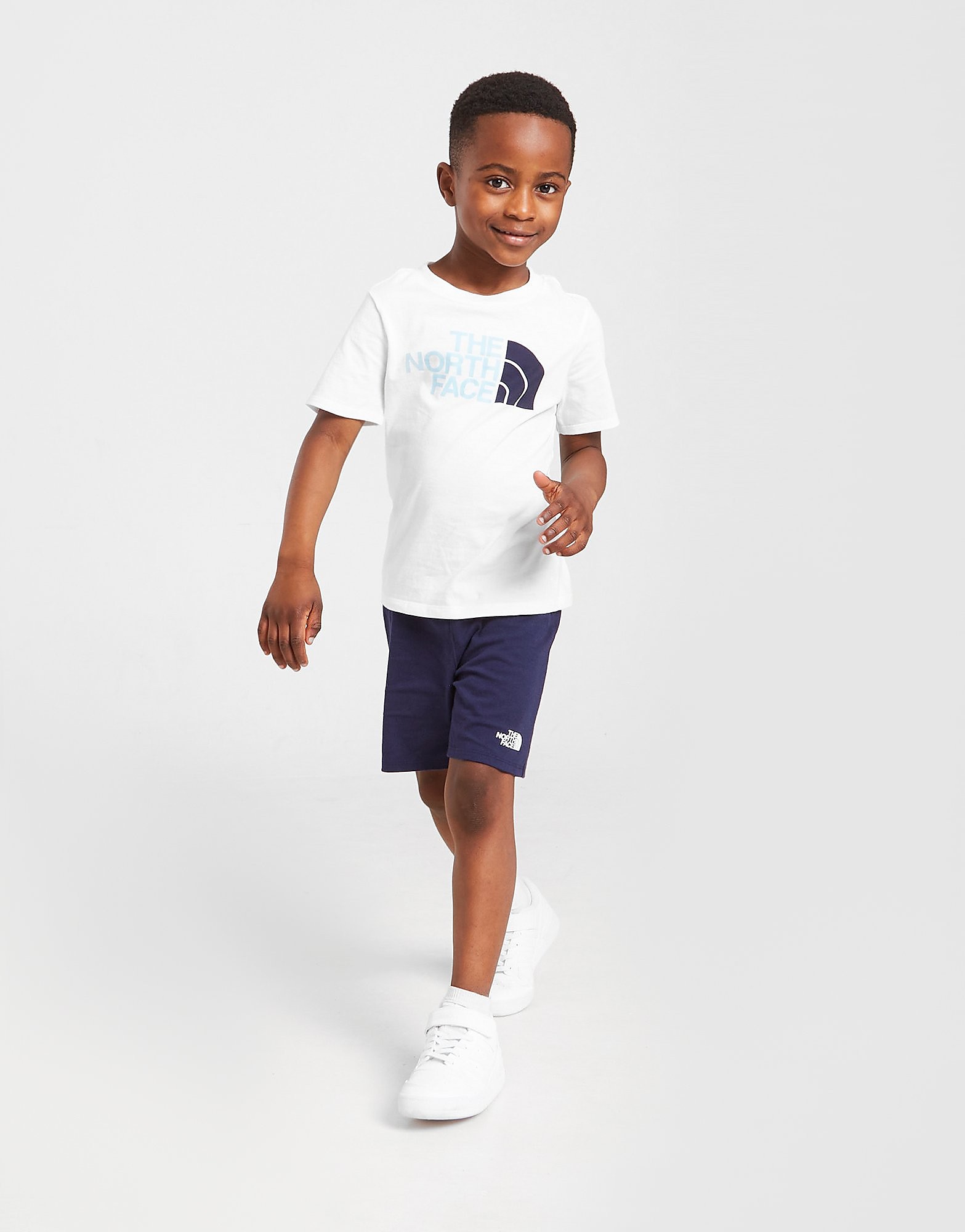 

The North Face T-Shirt/Shorts Set Children - White/Navy - Kids, White/Navy