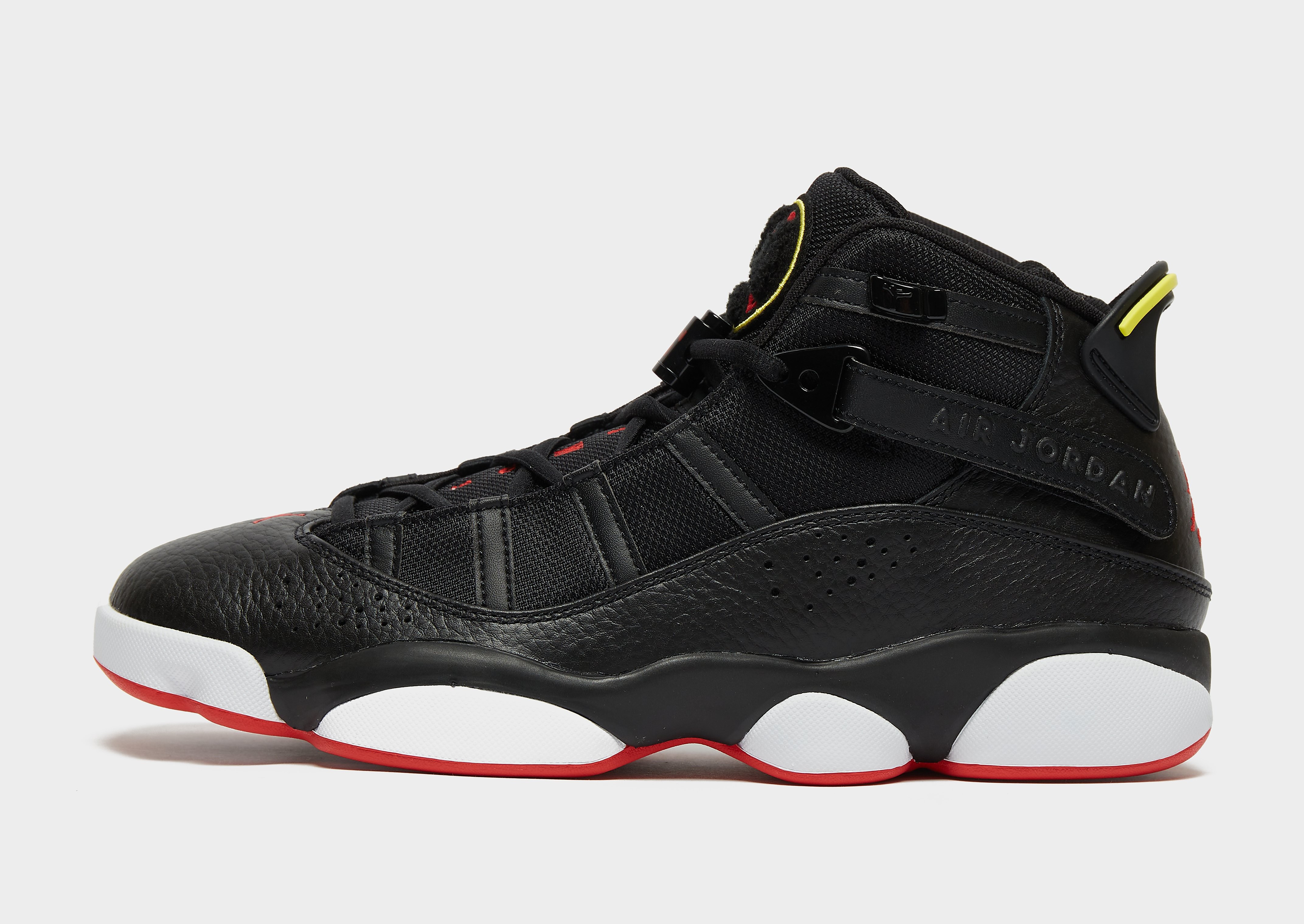 

Jordan 6 Rings - Black/White/Yellow Strike/University Red/BLK/U'RED/WHT - Mens, Black/White/Yellow Strike/University Red/BLK/U'RED/WHT