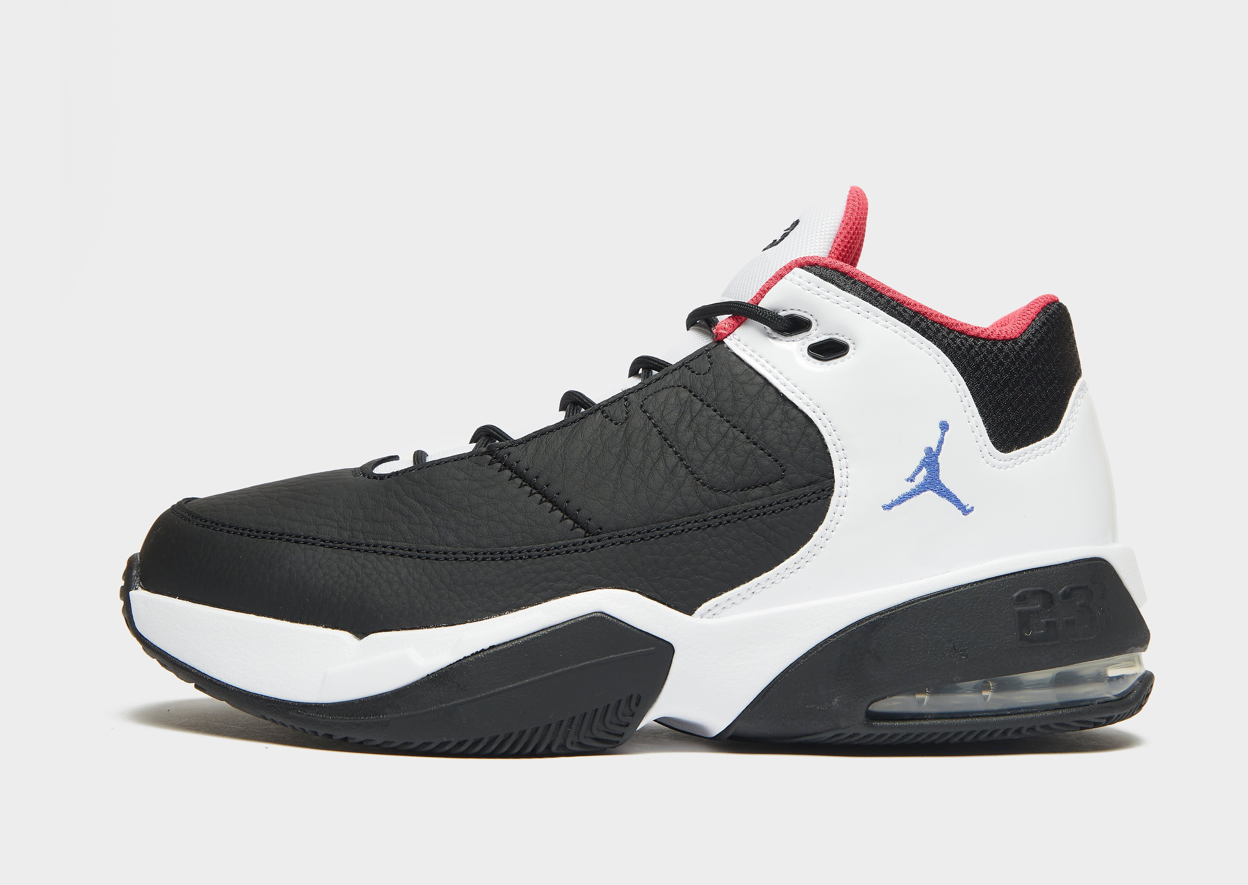 

Jordan AJ Max Aura 3 - Black/White/Rush Pink/Medium Blue - Mens, Black/White/Rush Pink/Medium Blue