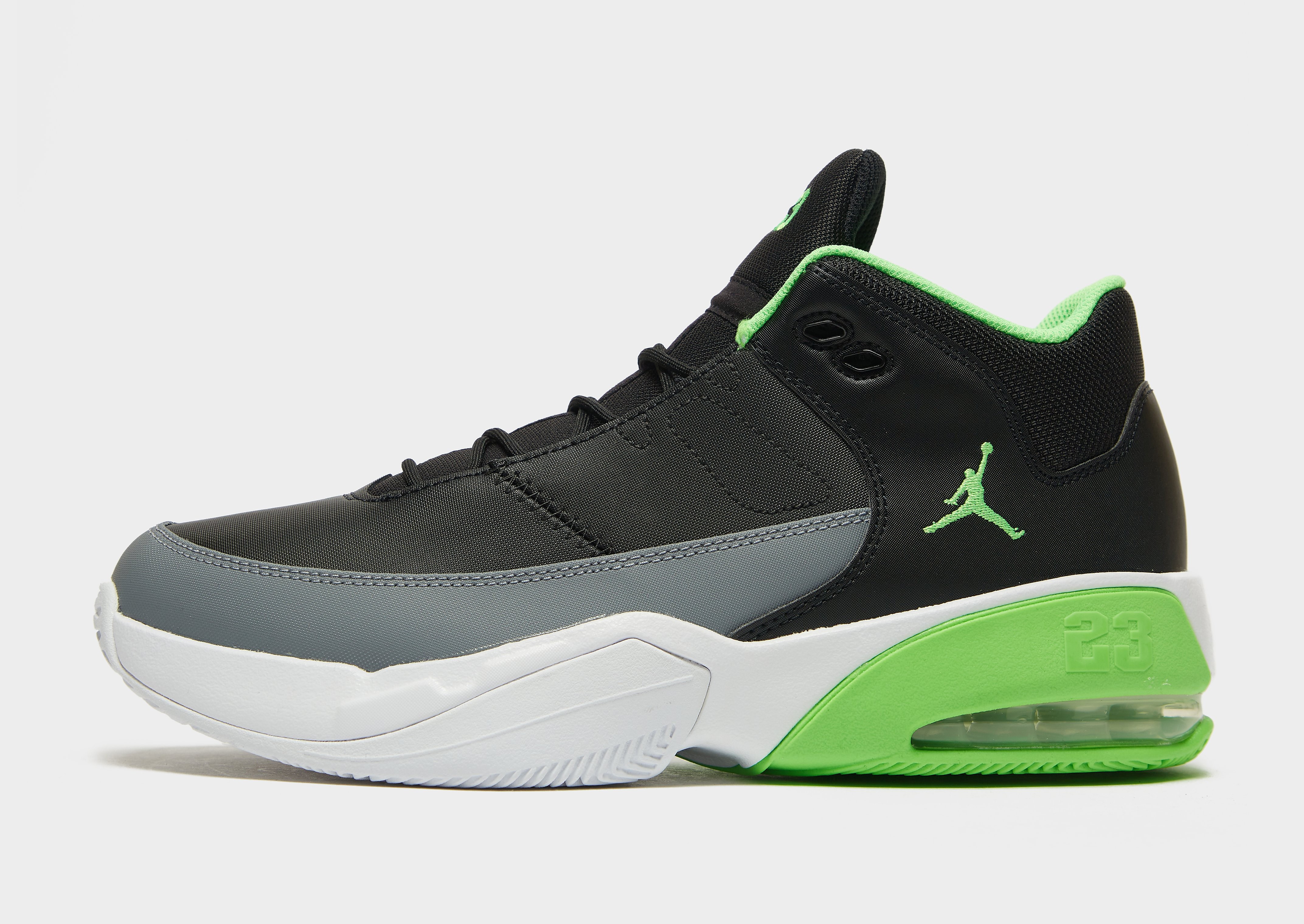 

Jordan AJ Max Aura 3 - Black/Cool Grey/White/Green Strike - Mens, Black/Cool Grey/White/Green Strike