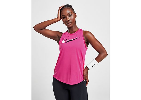 Nike Débardeur de running Nike Dri-FIT Swoosh Run pour Femme - Active Pink/White, Active Pink/White