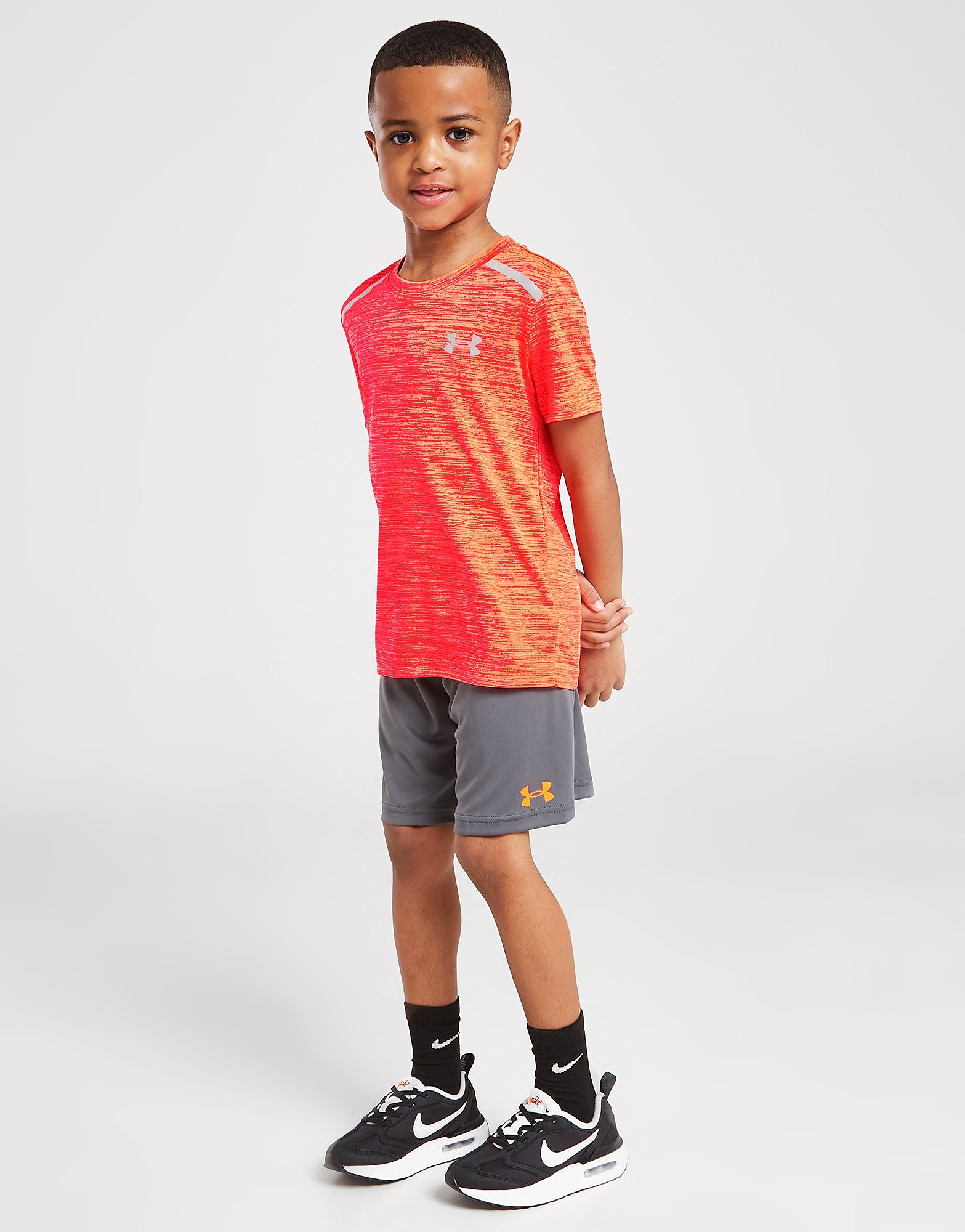 

Under Armour Tech Twist T-Shirt/Shorts Set Children - Orange - Kids, Orange