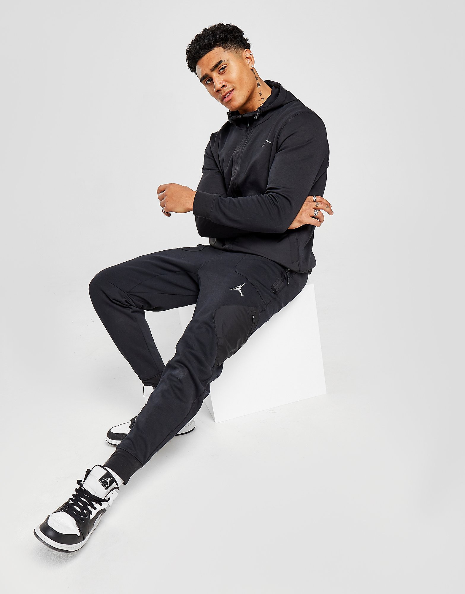 

Jordan Statement Fleece Track Pants - Black - Mens, Black