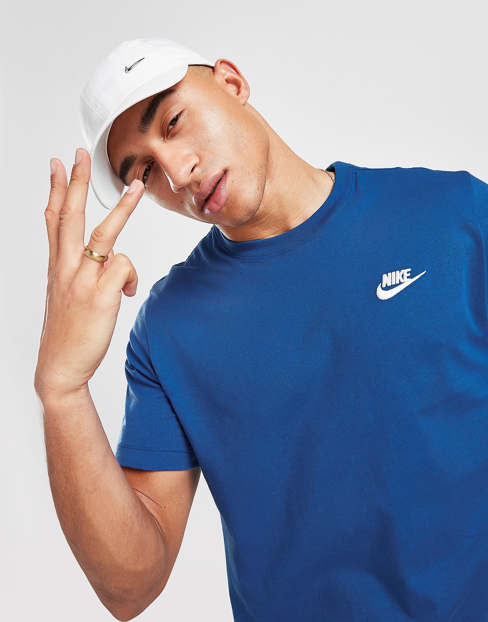 

Nike Sportswear Club T-Shirt - Blue, Blue