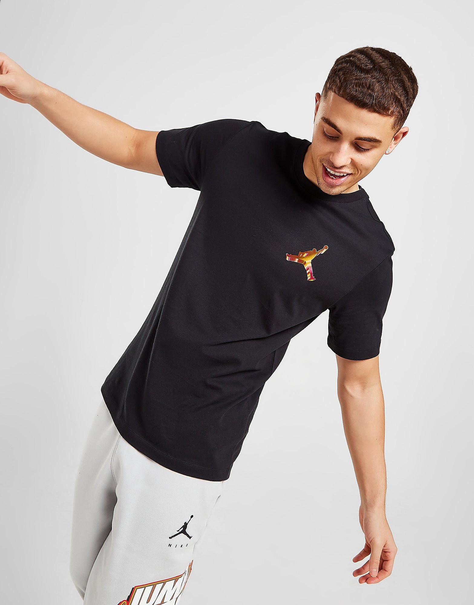 

Jordan 3D T-Shirt - Black/Light Curry, Black/Light Curry