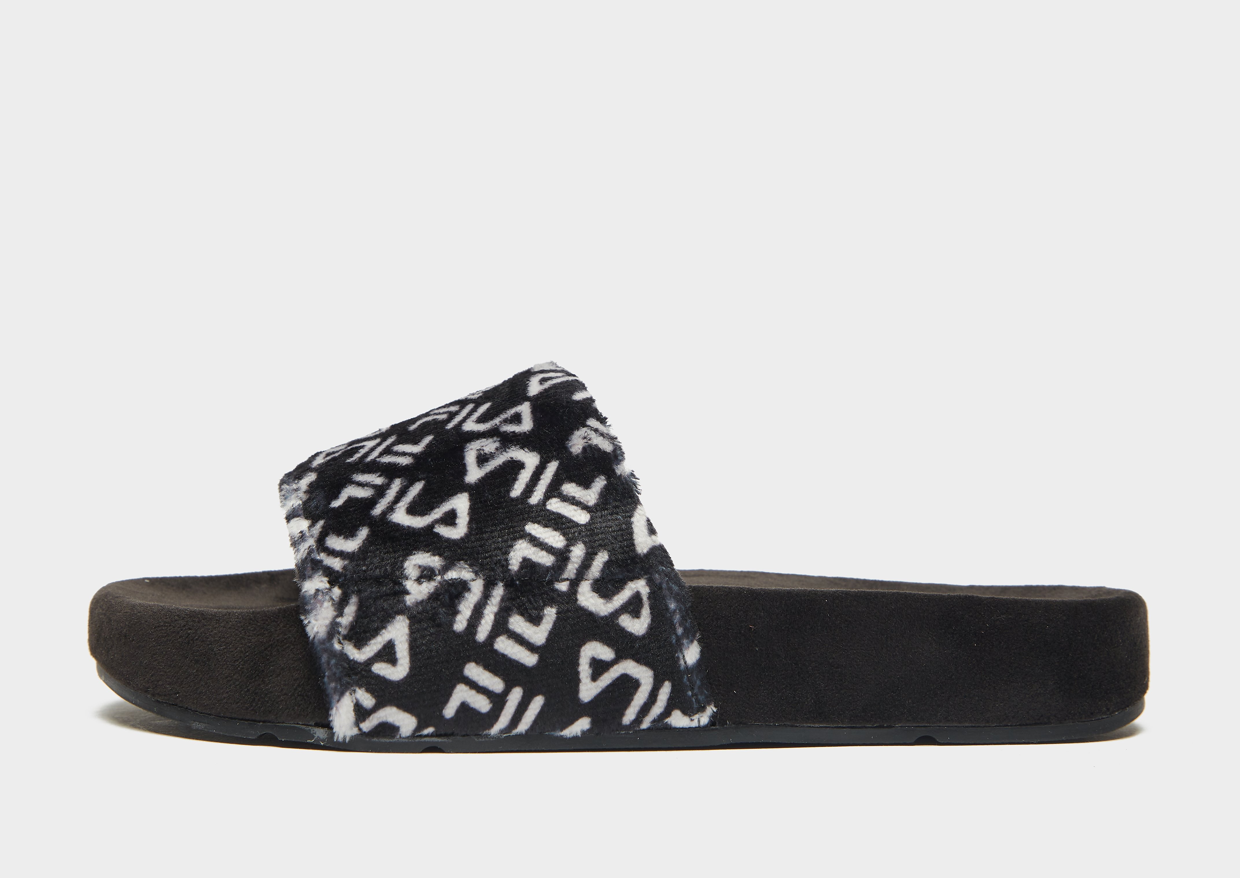 

Fila Drifter Fluff Slides Women's - Only at JD - Black, Black