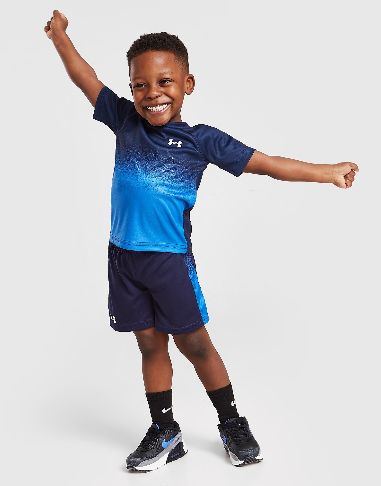 

Under Armour Tech Fade T-Shirt/Shorts Set Infant - Only at JD - Blue - Kids, Blue