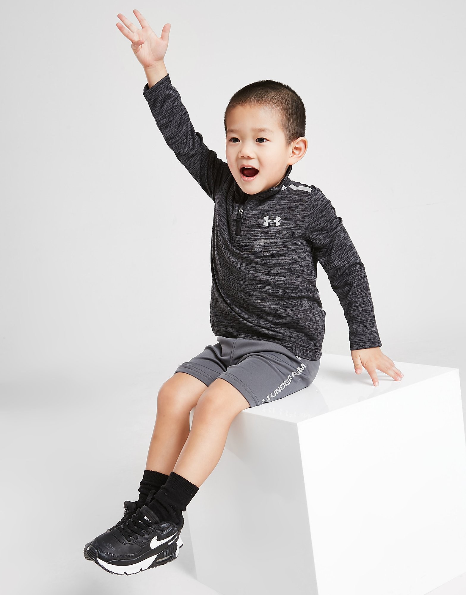 

Under Armour Tech Twist 1/4 Zip Set Infant - Only at JD - Black - Kids, Black