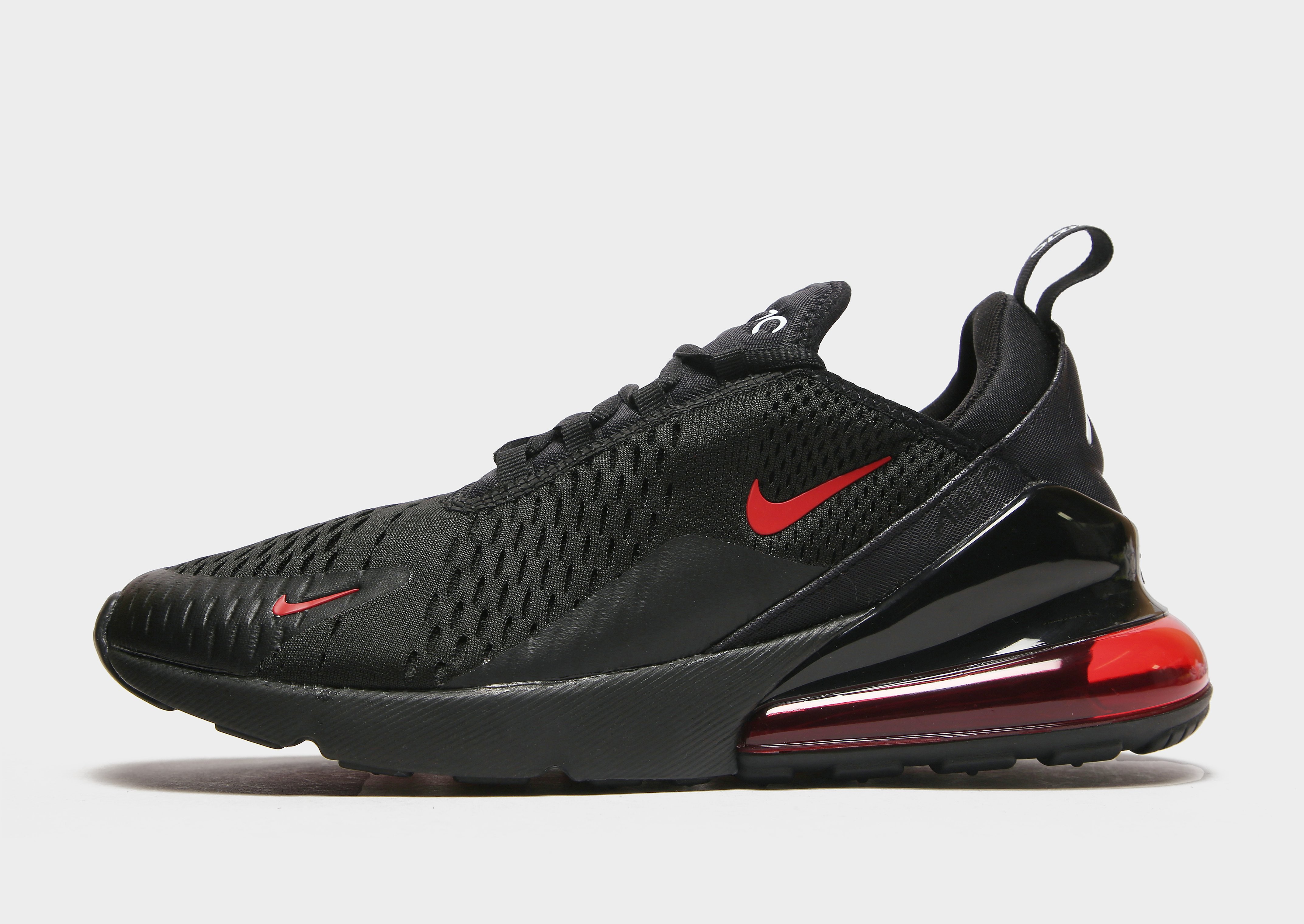 

Nike Air Max 270 - Black/White/University Red - Mens, Black/White/University Red