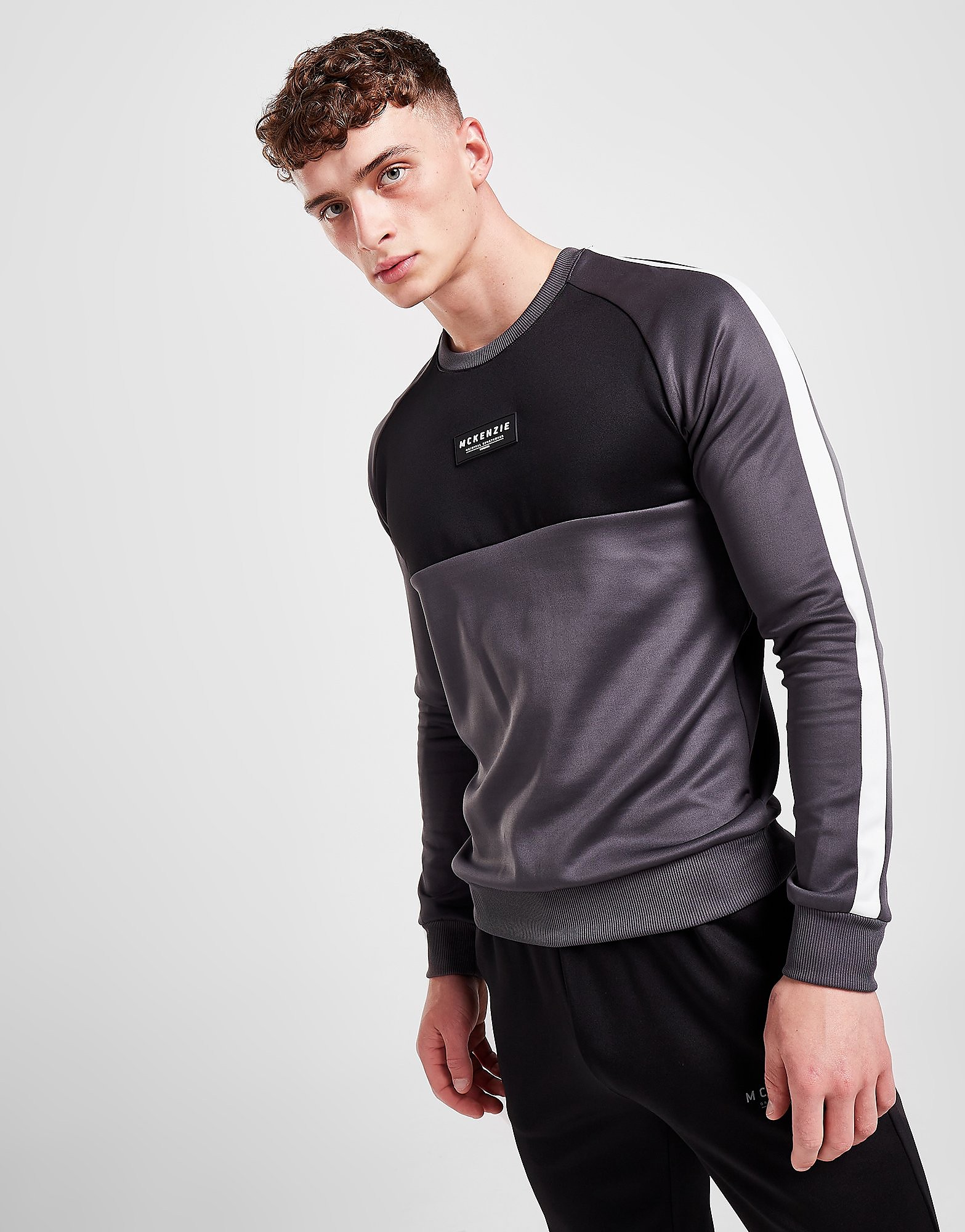 

McKenzie Invigorate Poly Crew Neck Sweatshirt - Only at JD - Grey - Mens, Grey