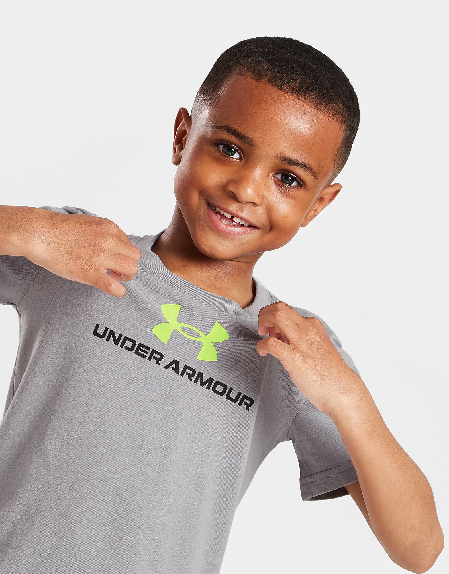 

Under Armour Core T-Shirt/Shorts Set Children - Only at JD - Grey - Kids, Grey