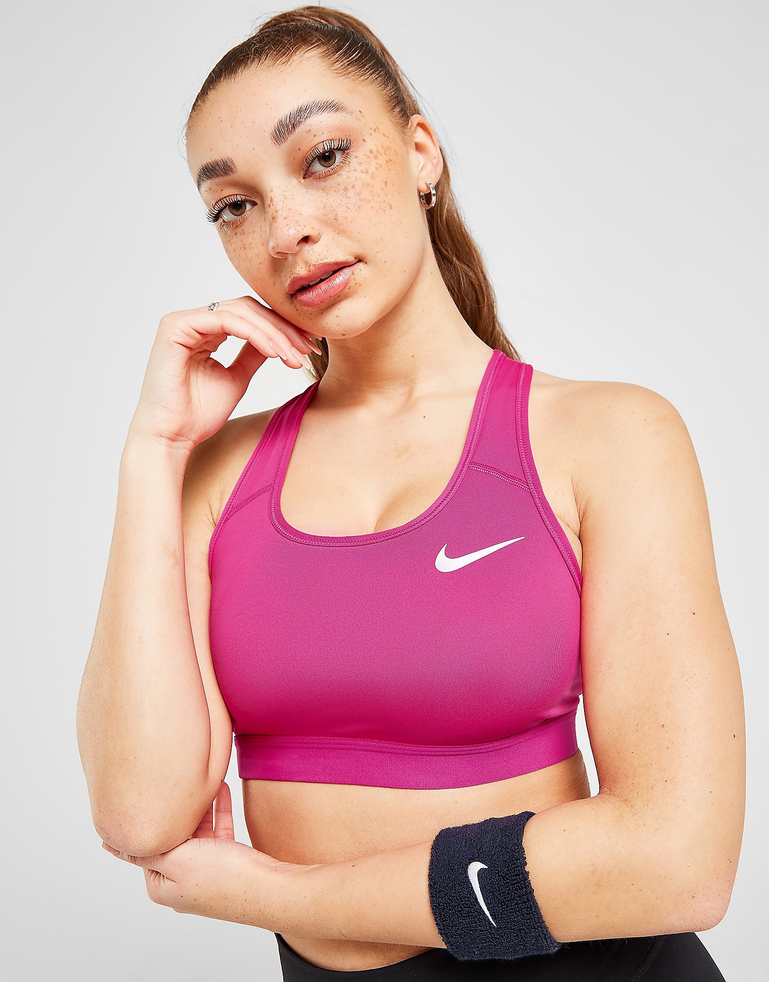 

Nike Training Sports Bra - Pink - Womens, Pink