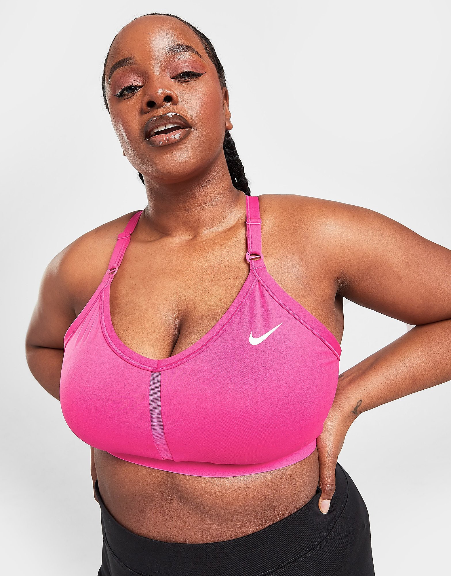 

Nike Plus Size Indy Sports Bra - Pink - Womens, Pink