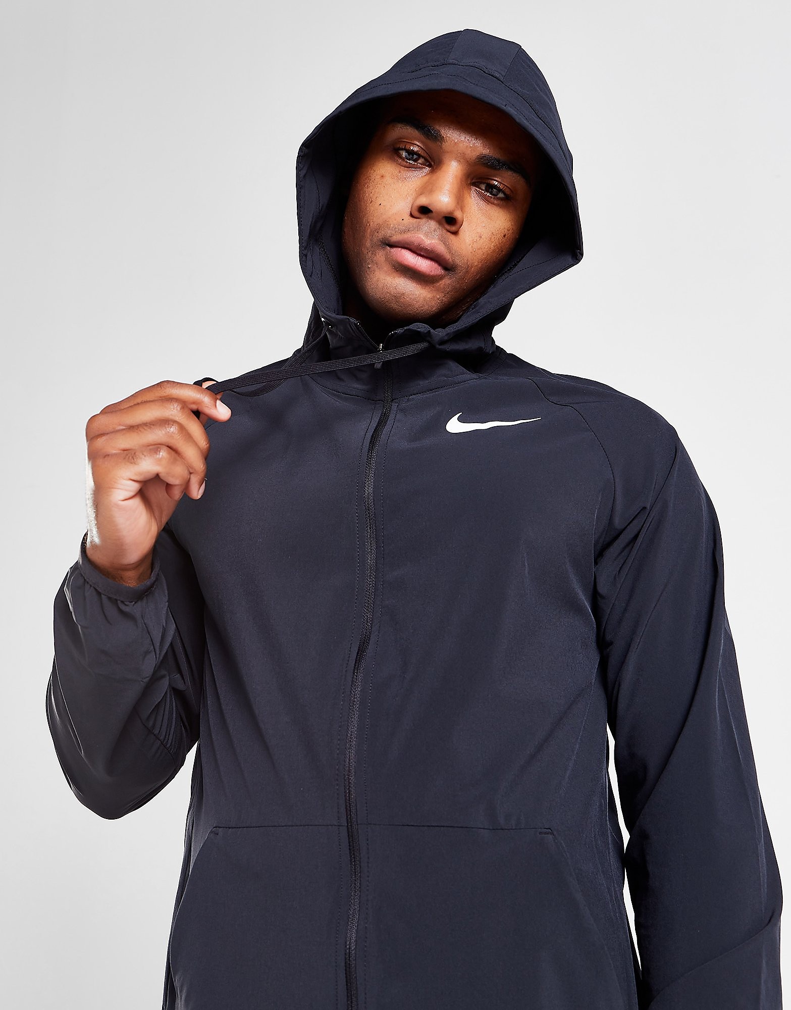 

Nike Flex Vent Max Full Zip Hooded Jacket - Only at JD - Black/Black/White/BLK - Mens, Black/Black/White/BLK