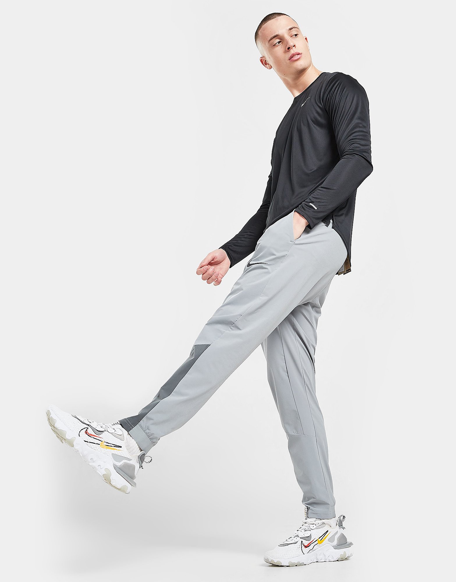 

Nike Flex Vent Track Pants - Particle Grey/Iron Grey/Black - Mens, Particle Grey/Iron Grey/Black