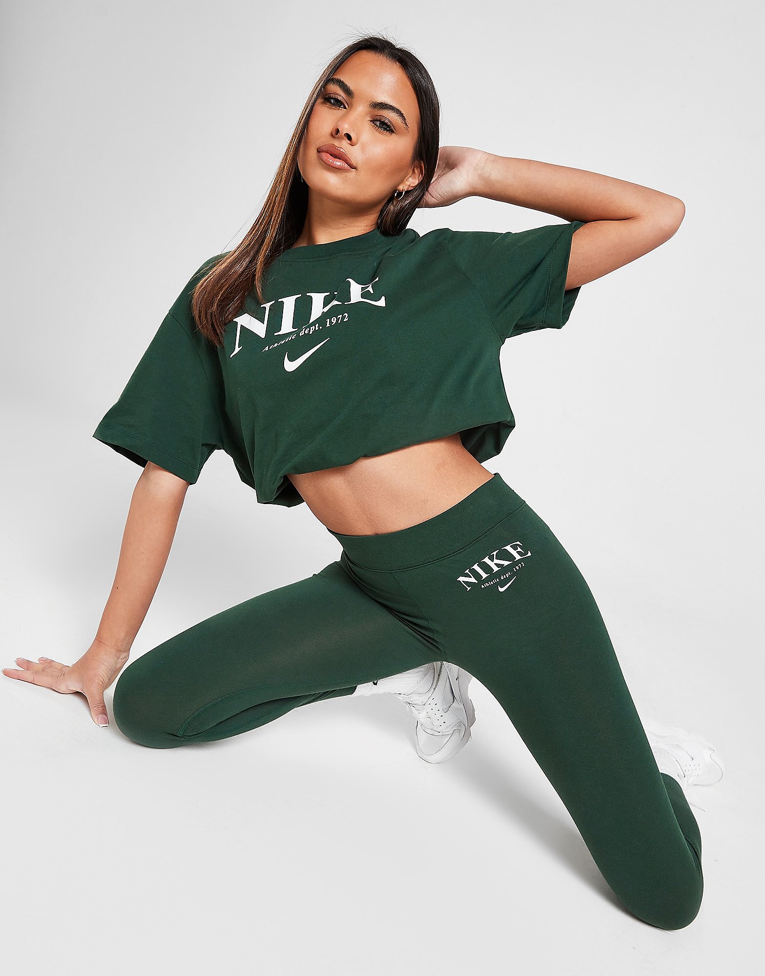 

Nike Varsity Leggings - Only at JD - Pro Green/White - Womens, Pro Green/White