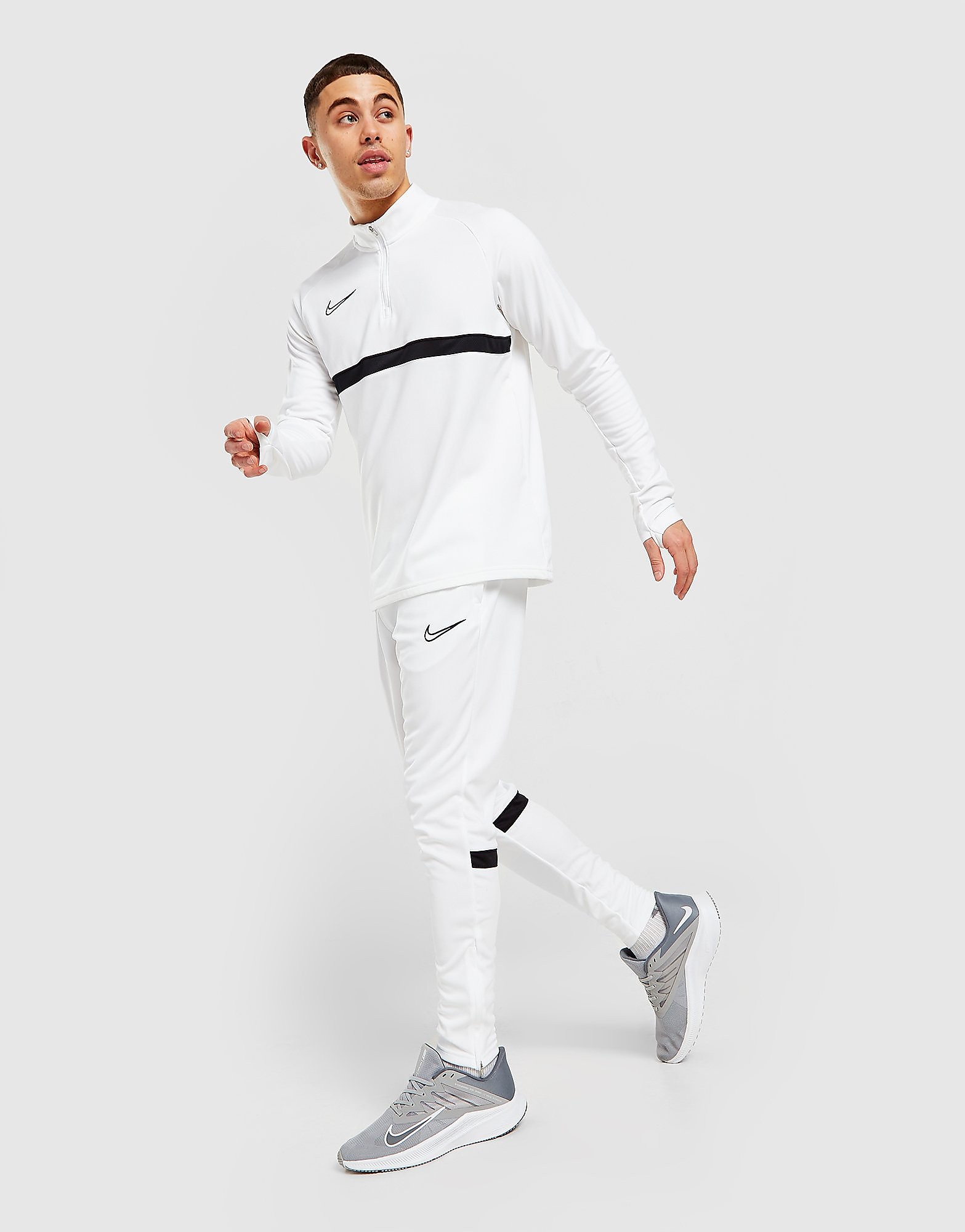 

Nike Academy Essential Track Pants - White/Black/Black/Black - Mens, White/Black/Black/Black