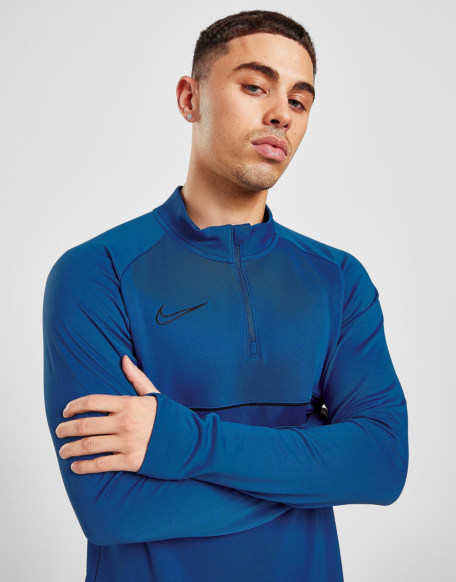 

Nike Academy Drill Quarter-Zip Track Top - Dark Marina Blue/Black/Dark Marina Blue/Black - Mens, Dark Marina Blue/Black/Dark Marina Blue/Black