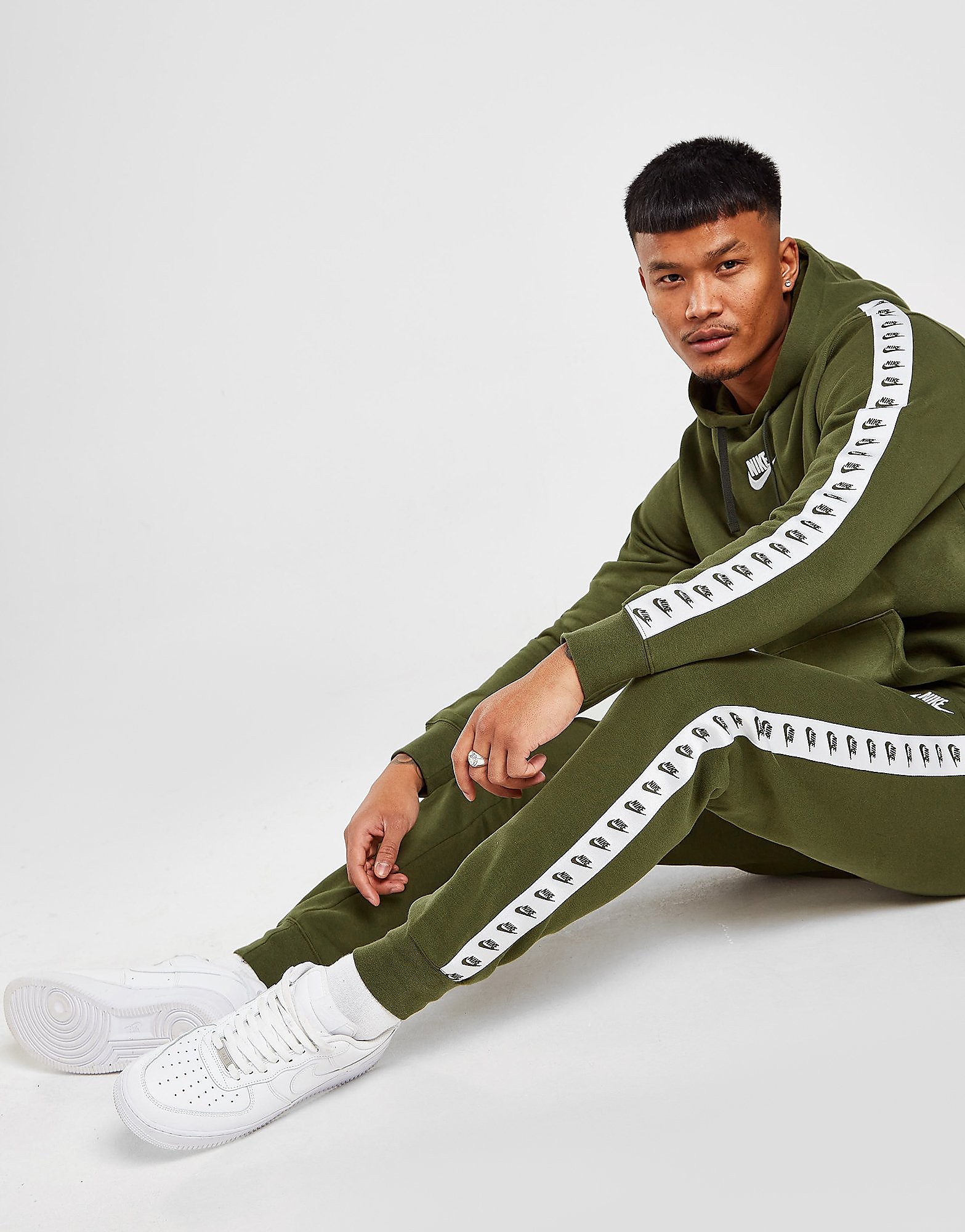 

Nike Zeus Tape Tracksuit - Only at JD - Rough Green/White - Mens, Rough Green/White
