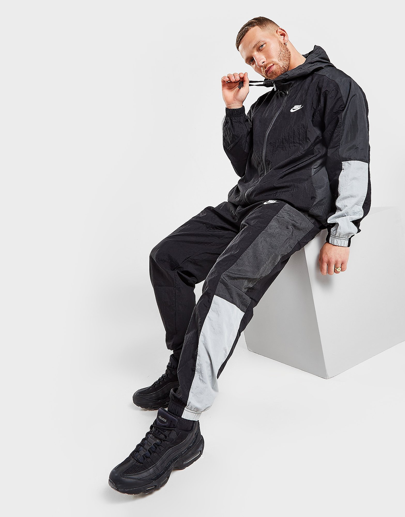 

Nike Athena Woven Tracksuit - Black/White, Black/White