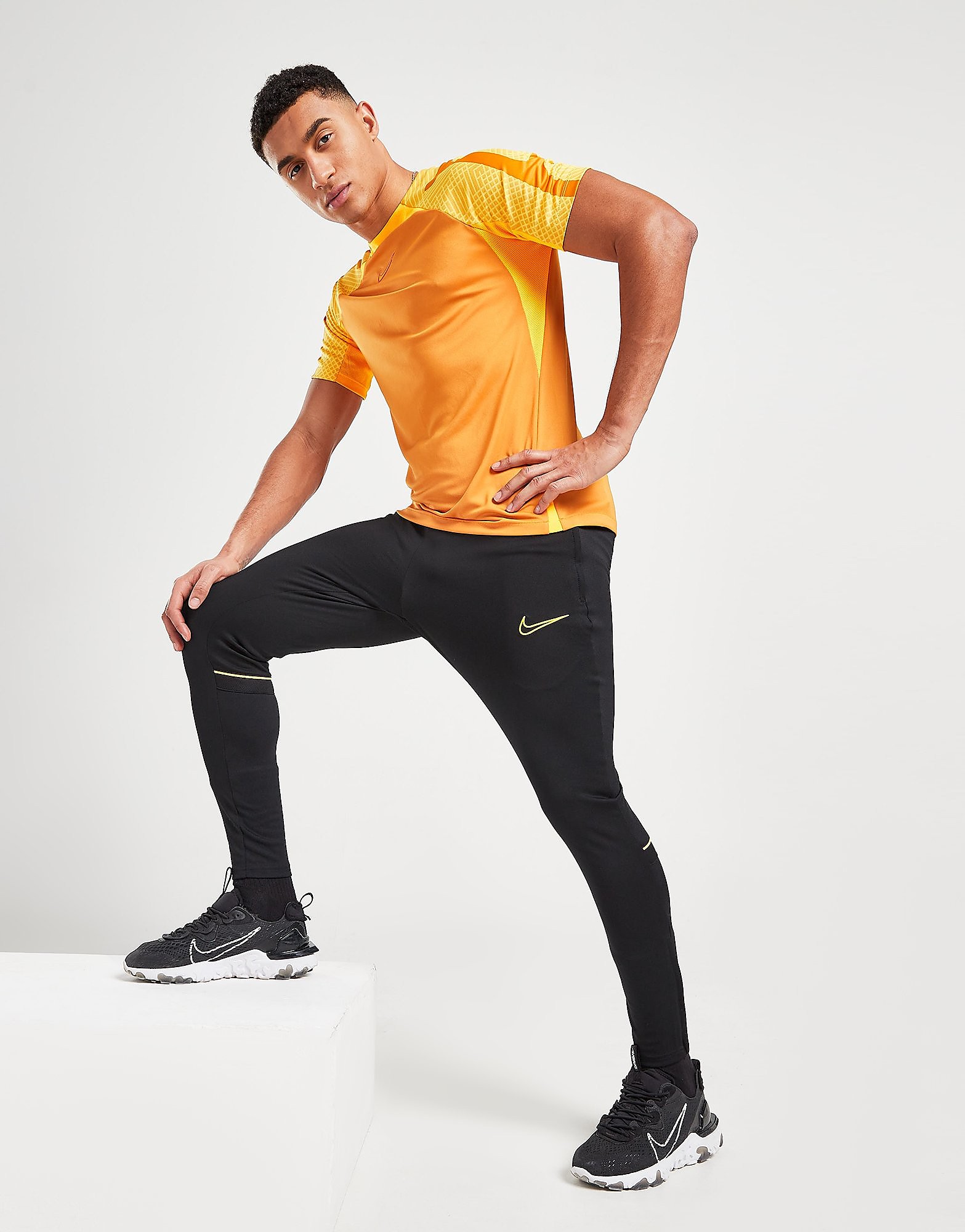 

Nike Academy Track Pants - Black/Laser Orange/Black/Laser Orange - Mens, Black/Laser Orange/Black/Laser Orange