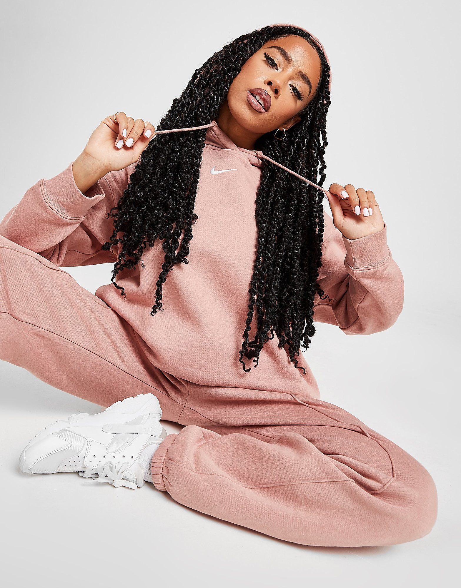 

Nike Sportswear Oversized Fleece Hoodie - Rose Whisper - Womens, Rose Whisper