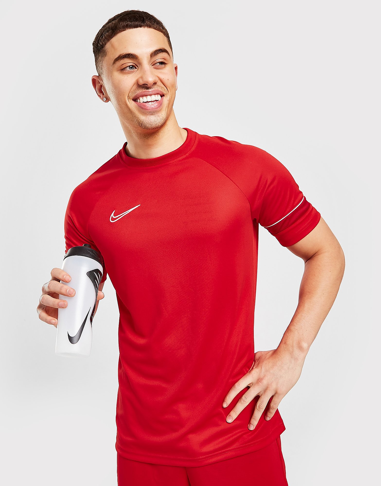 

Nike Academy Essential T-Shirt - Red - Mens, Red
