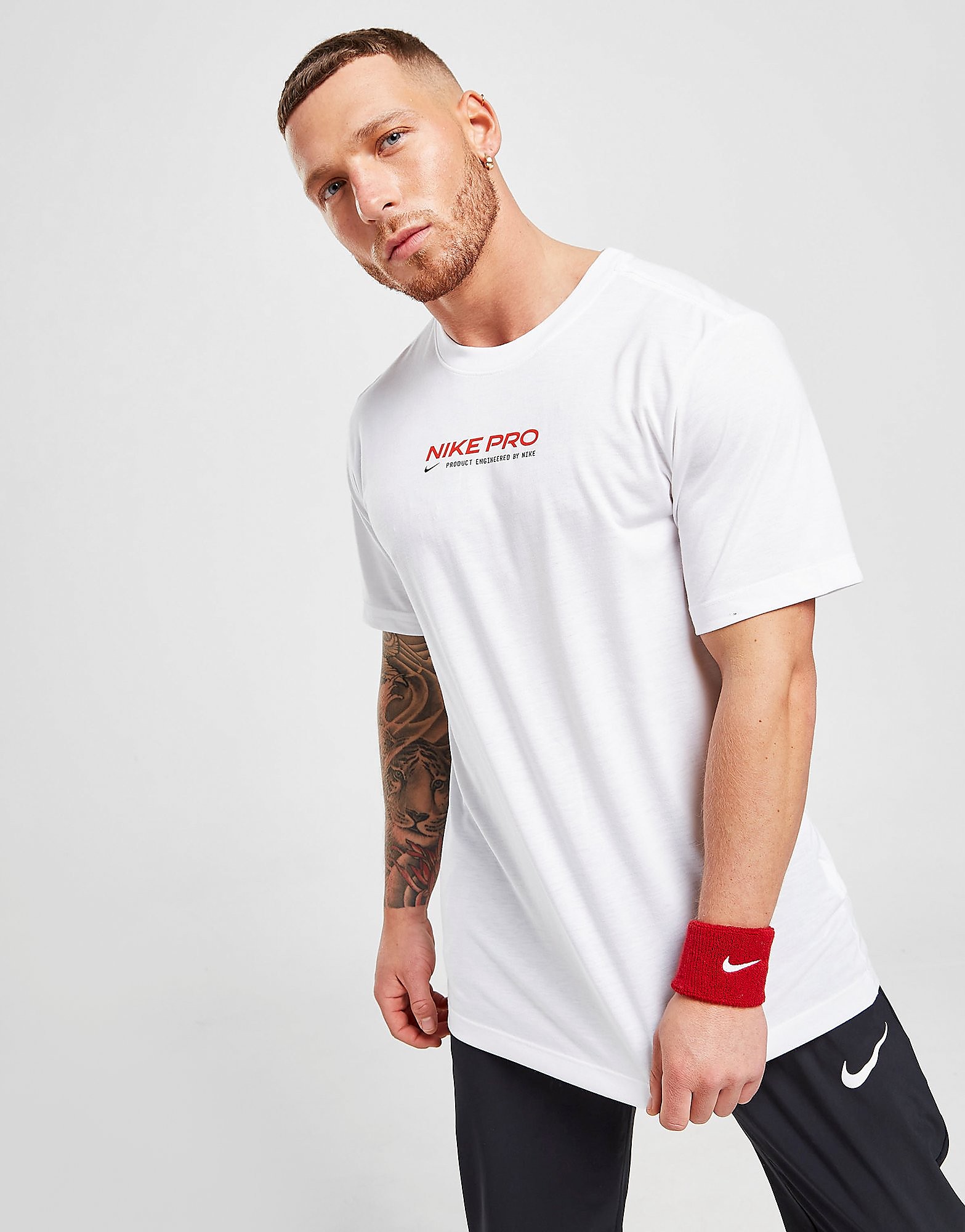 

Nike Pro Dry T-Shirt - White, White